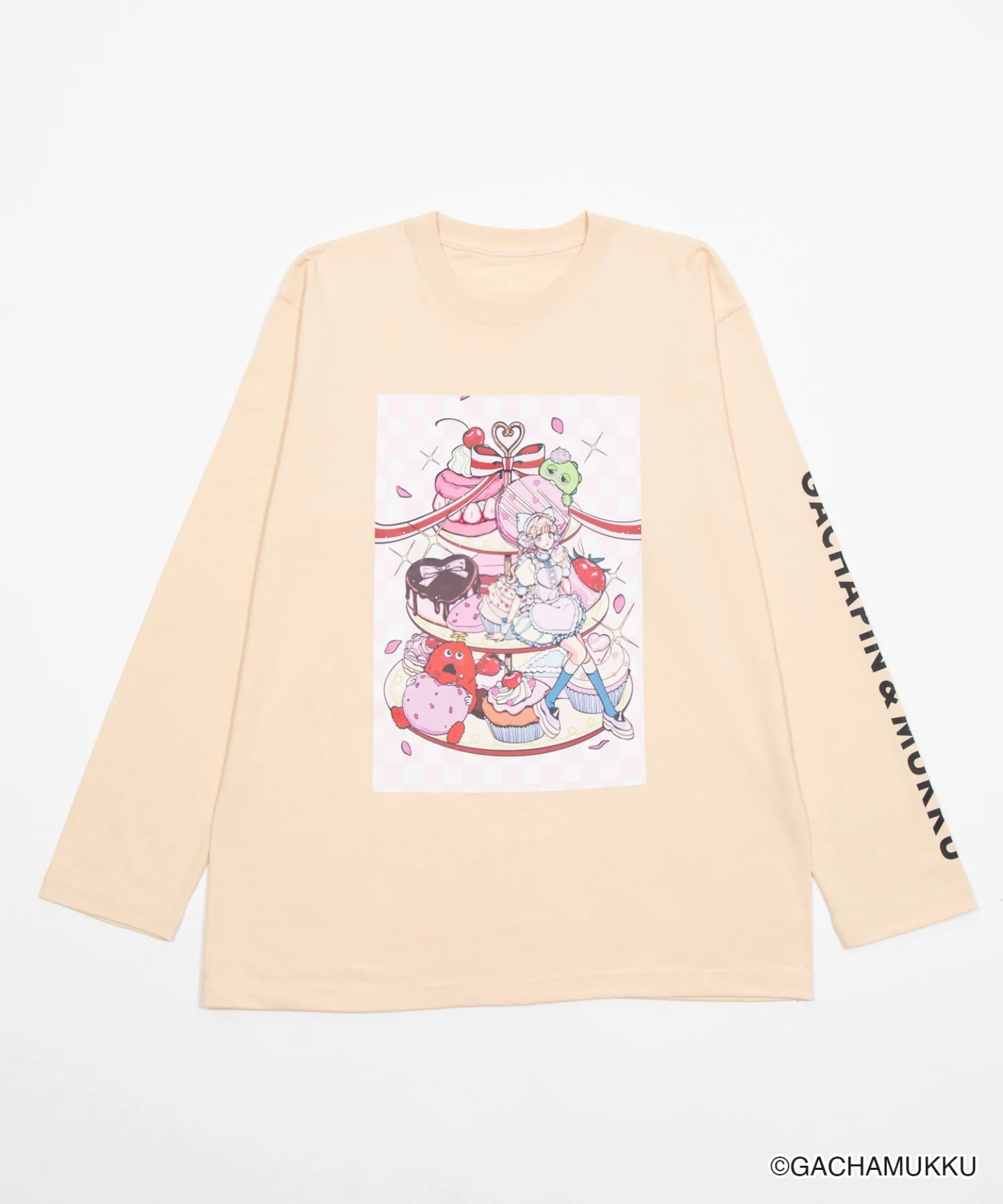 ガチャピン・ムック×WEGOコラボイラストロンT - Image 3