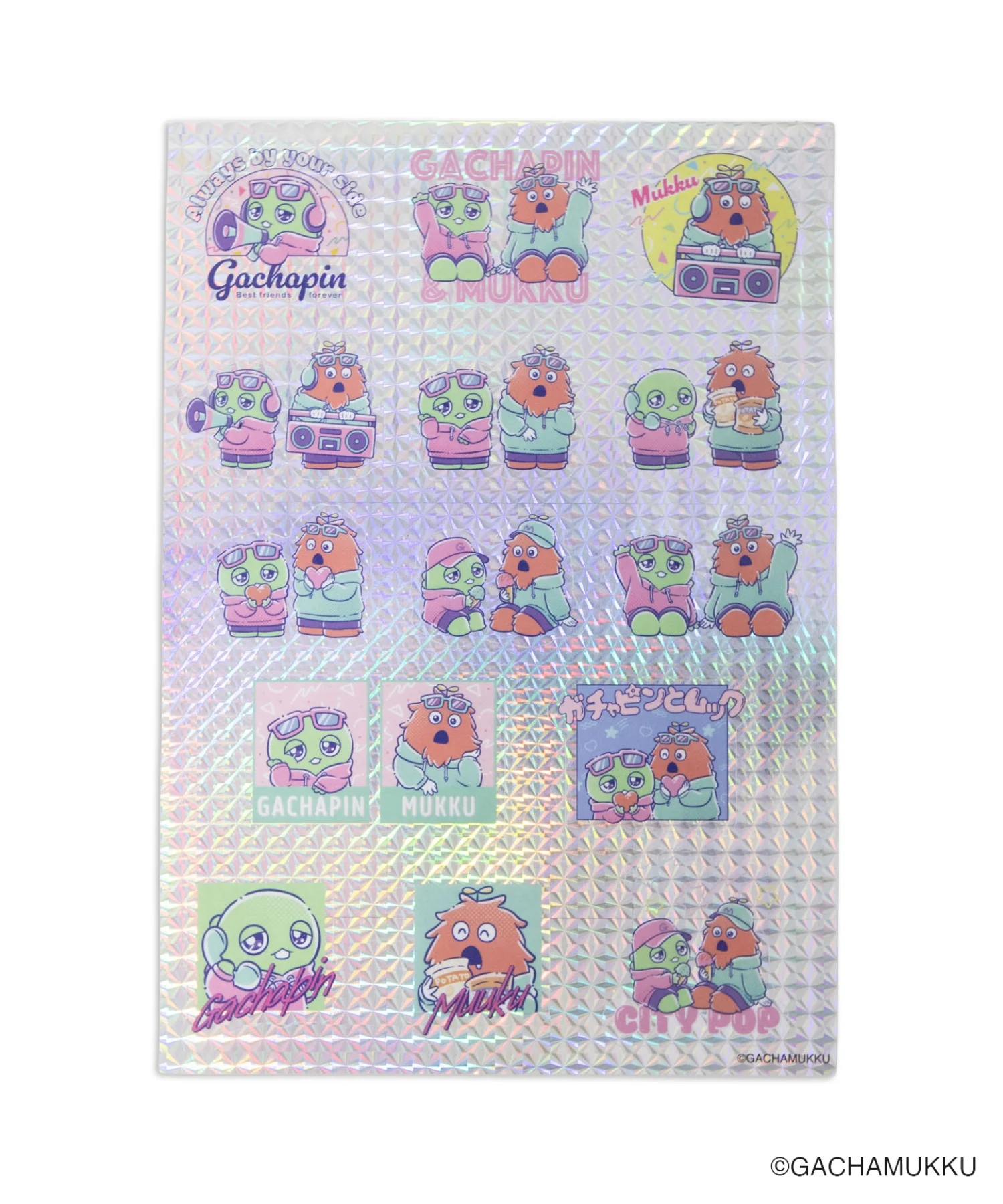 ガチャピン・ムック×WEGOコラボステッカー - Image 2