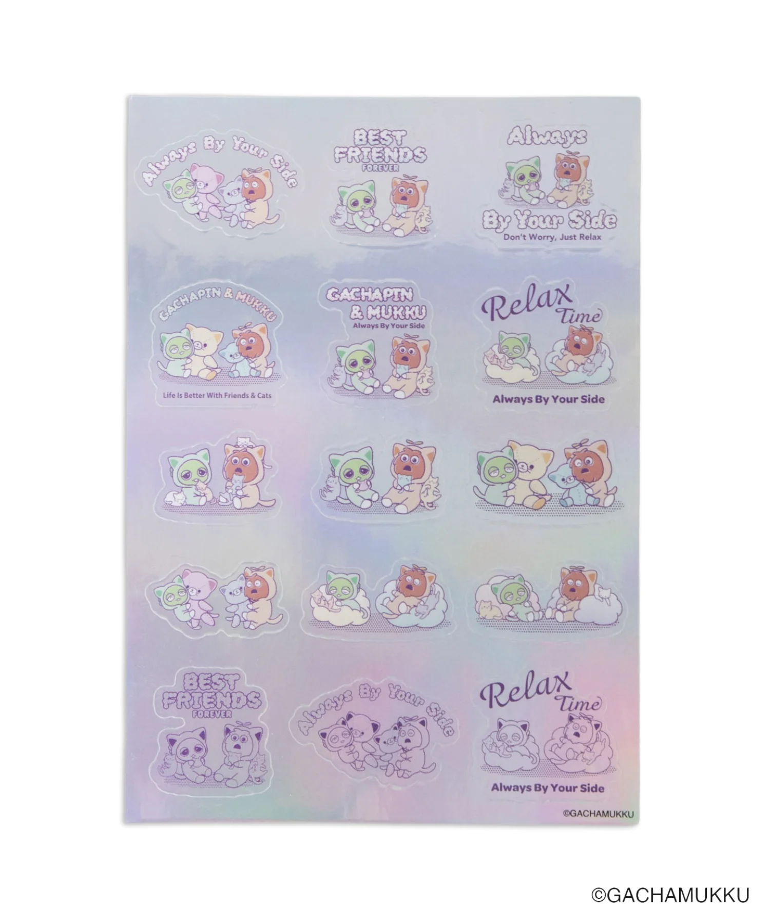 ガチャピン・ムック×WEGOコラボステッカー - Image 3
