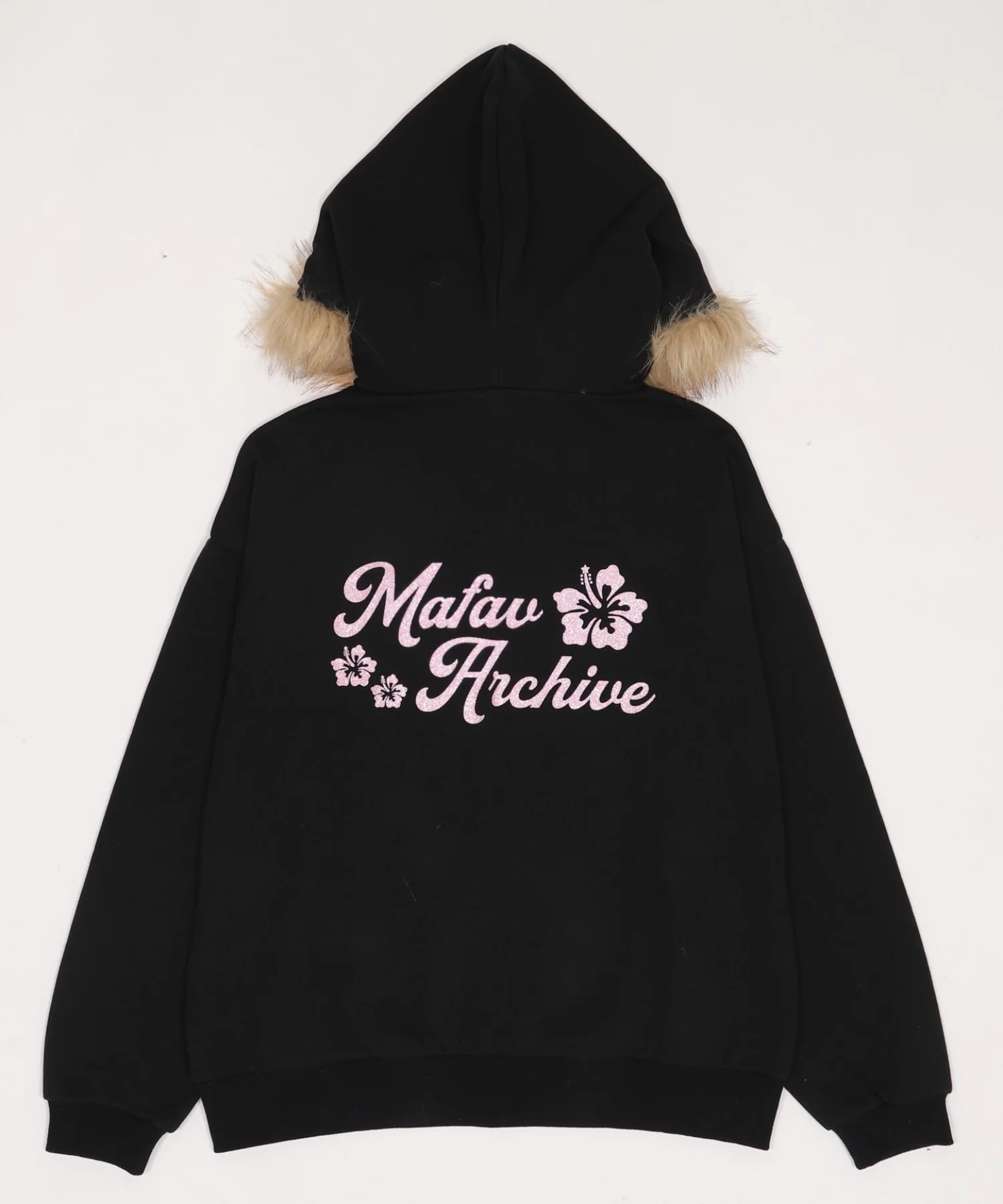 MAFAVARCHIVE　ファーフードジップパーカー - Image 14