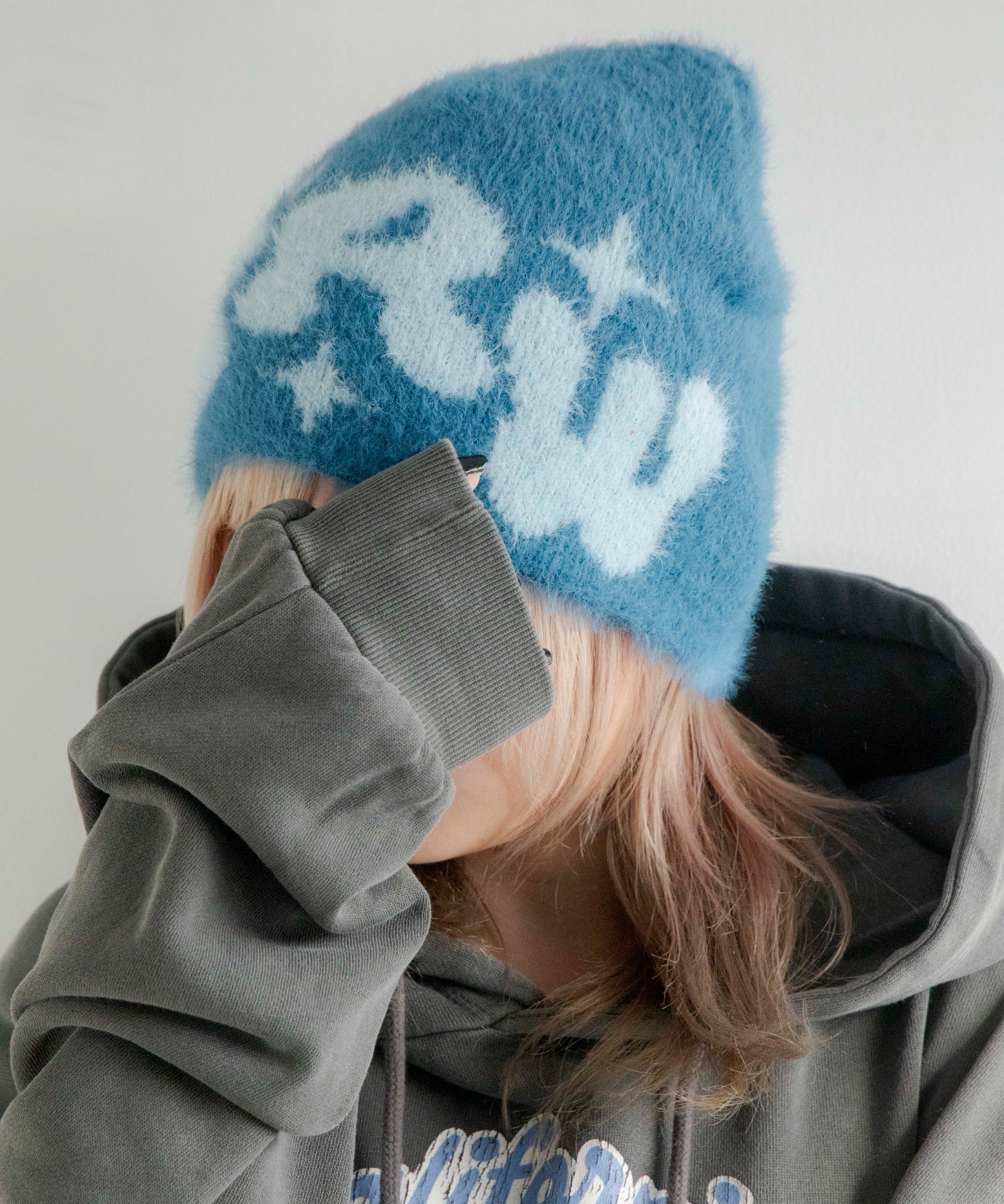 シャギーキラキラロゴニットキャップ - Image 5