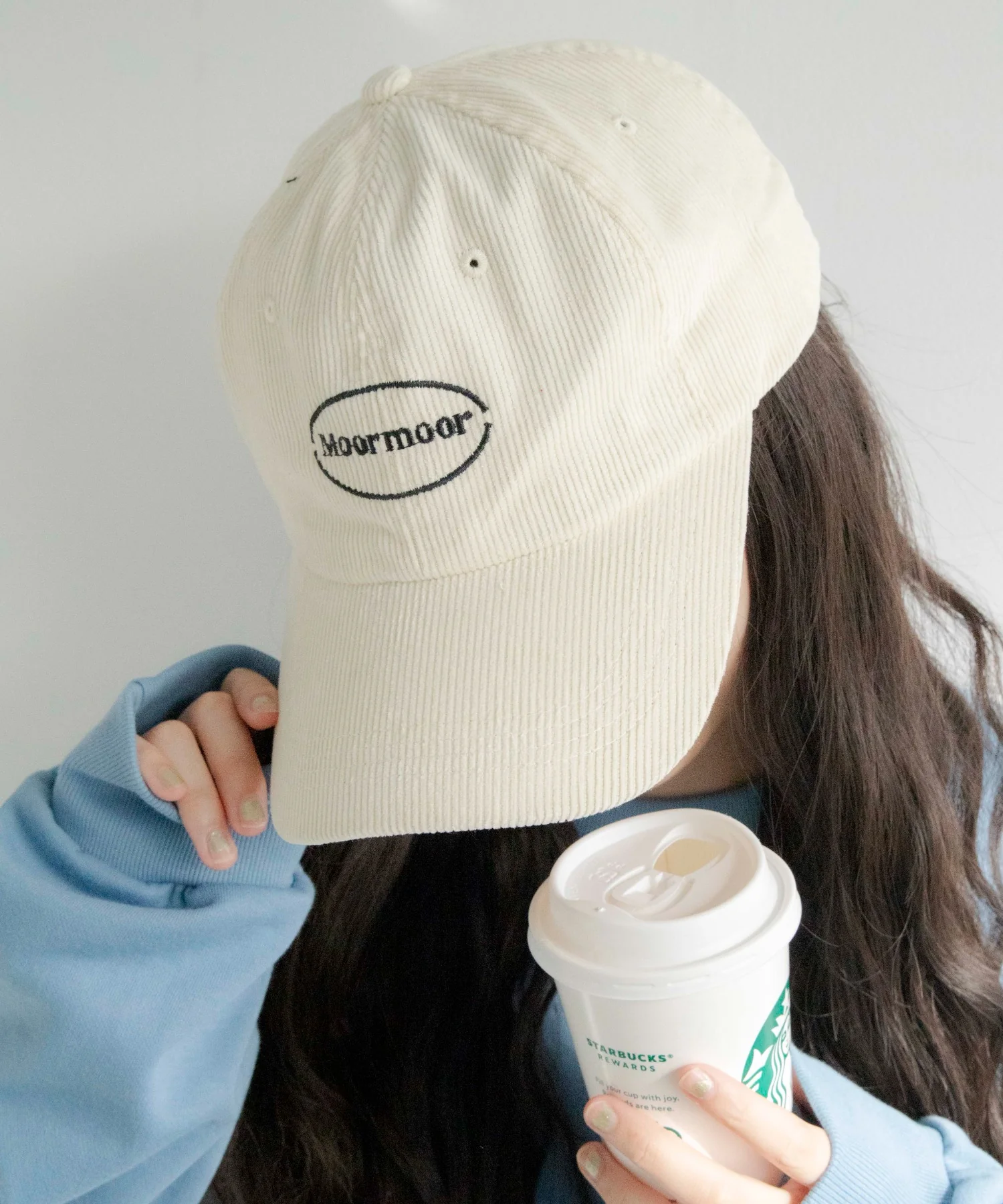 ワンポイントロゴコーデュロイキャップ - Image 7