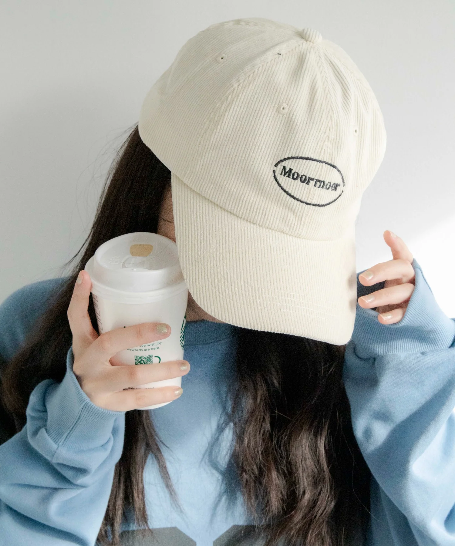ワンポイントロゴコーデュロイキャップ - Image 8