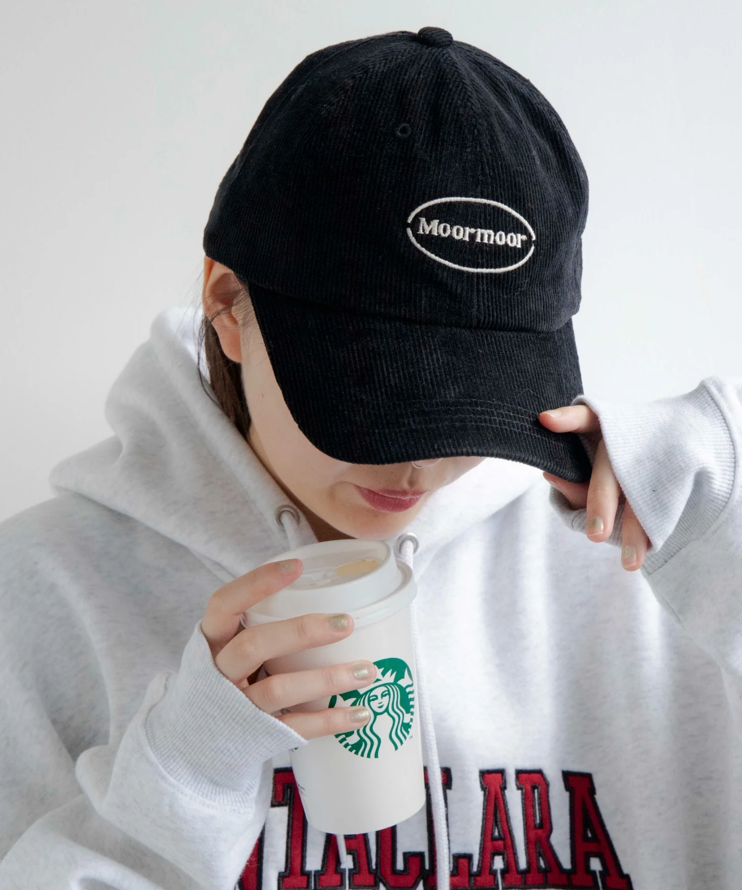 ワンポイントロゴコーデュロイキャップ - Image 9