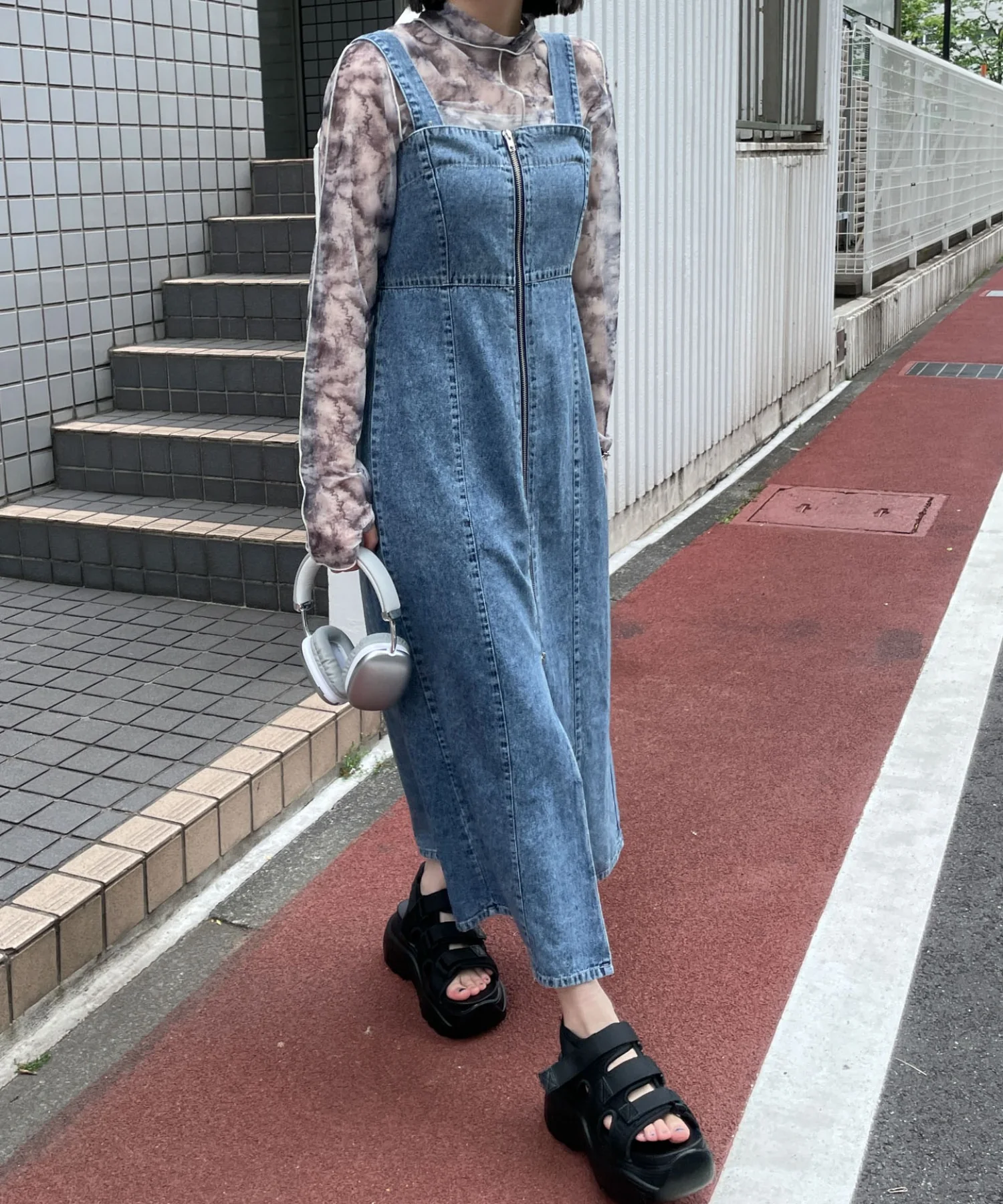 デニムWジップジャンスカ - Image 9