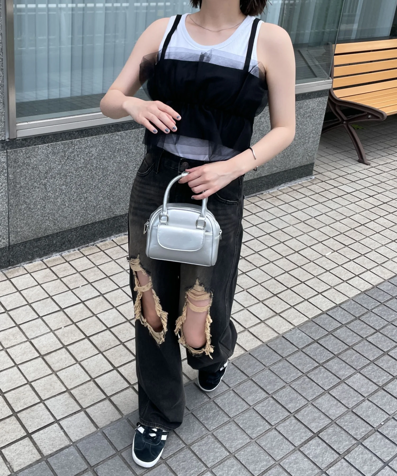リブチュールドッキングビスチェ - Image 4