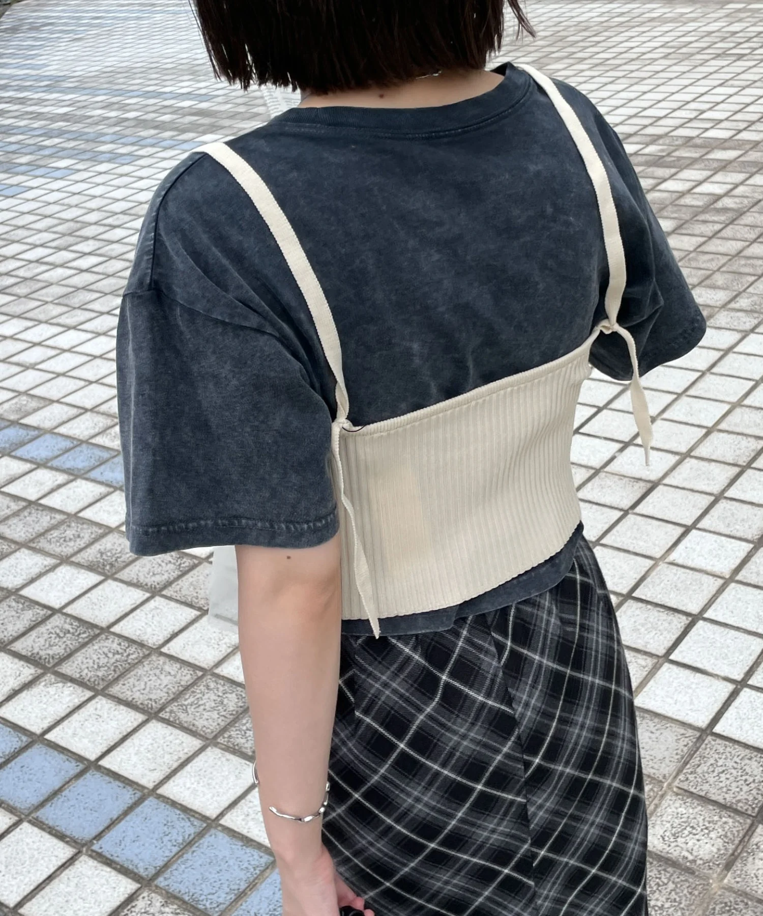 リブチュールドッキングビスチェ - Image 6