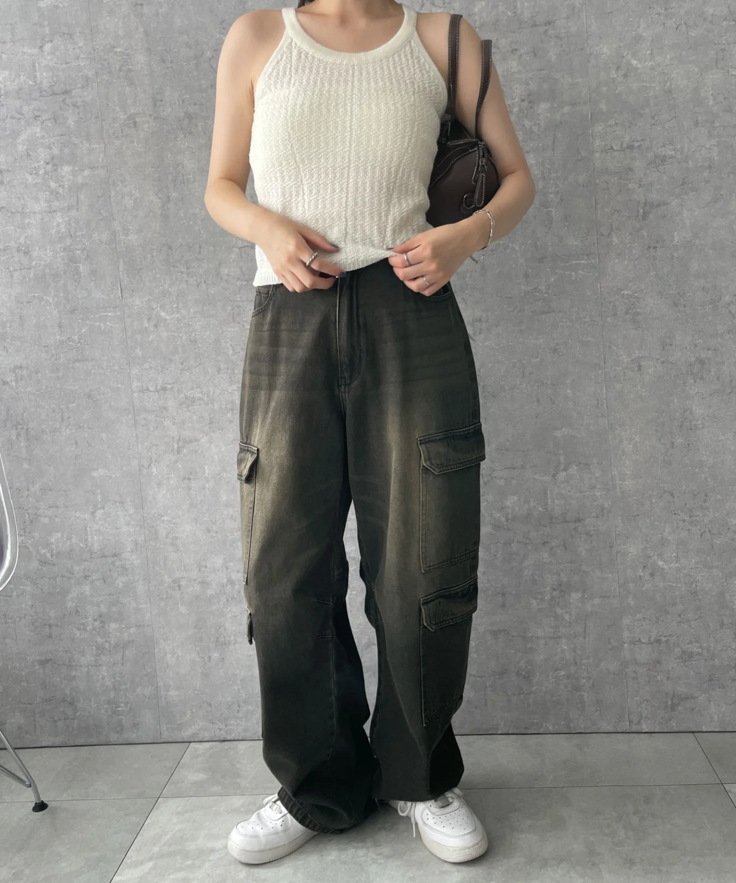 ノースリーブホルターネックニット - Image 13