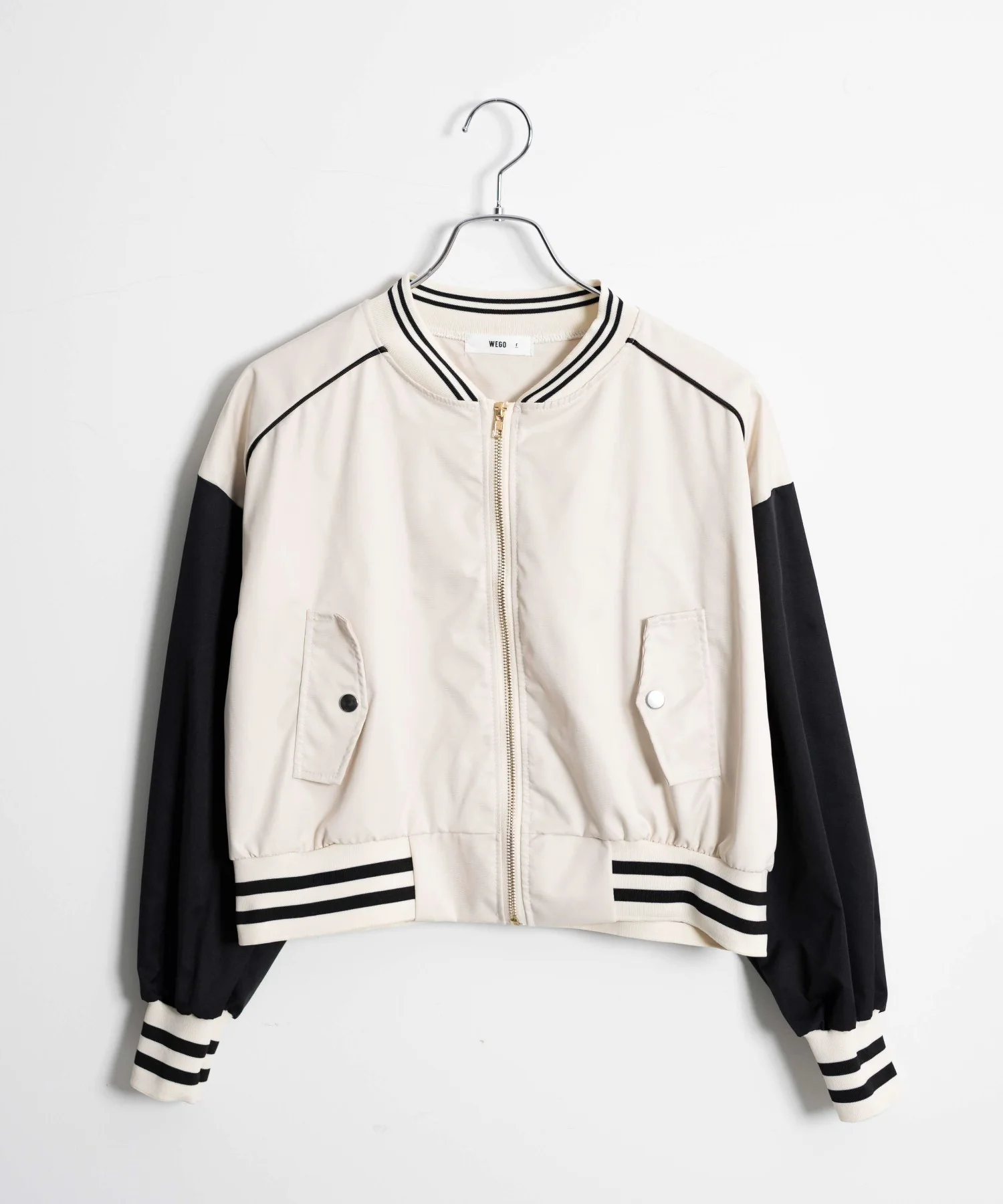 配色デザインブルゾン - Image 15