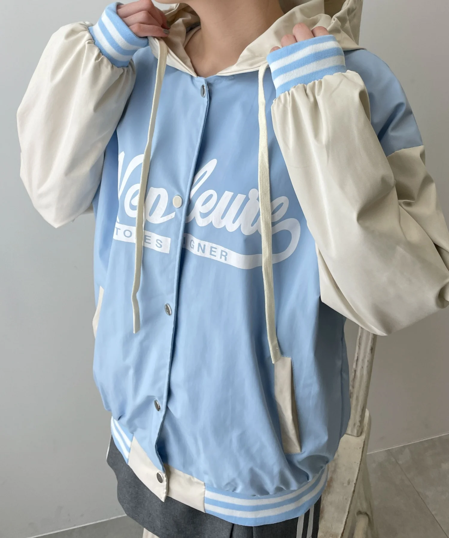 フード付きブルゾン - Image 7