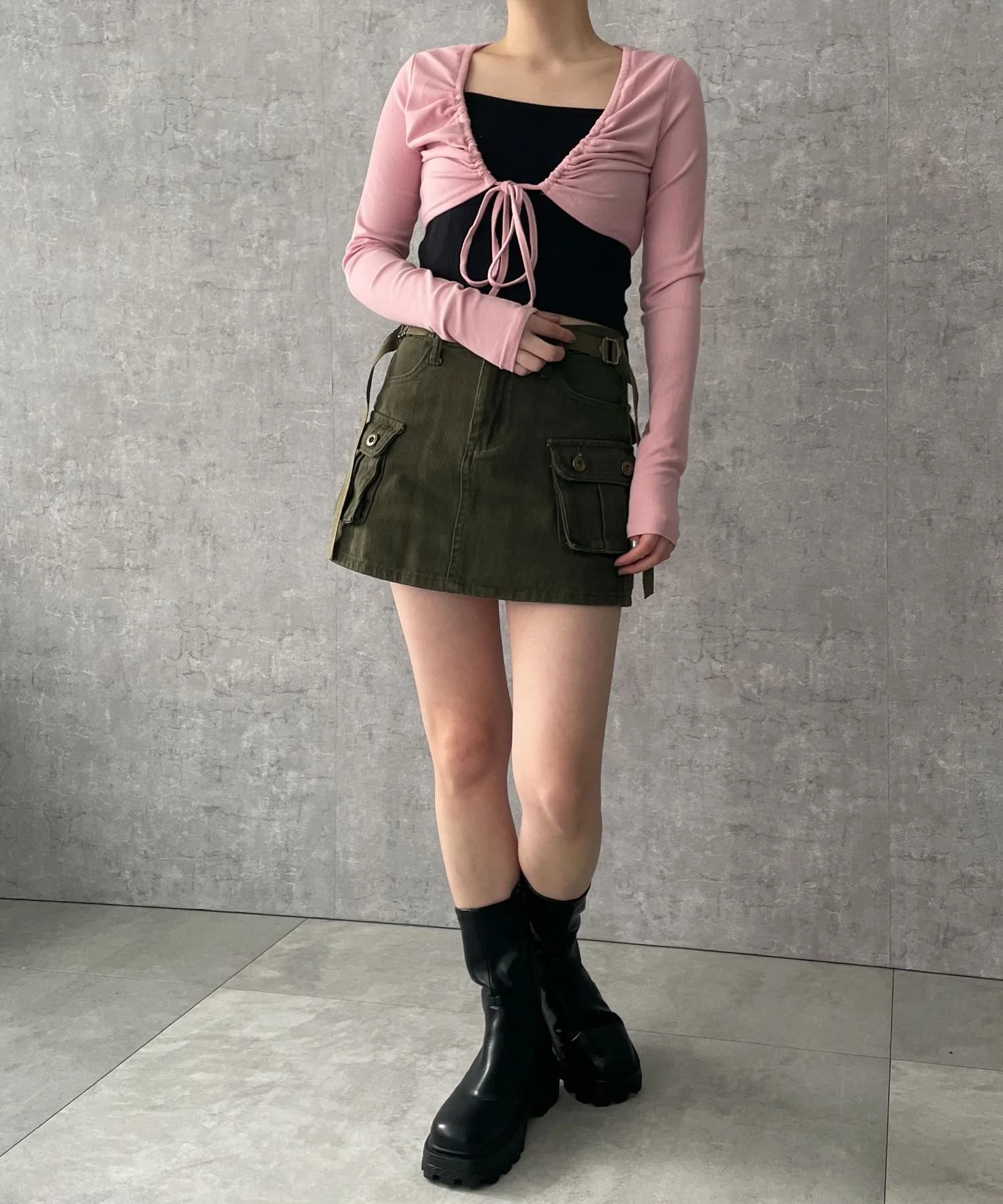 ドロストデザインカーディガン - Image 4