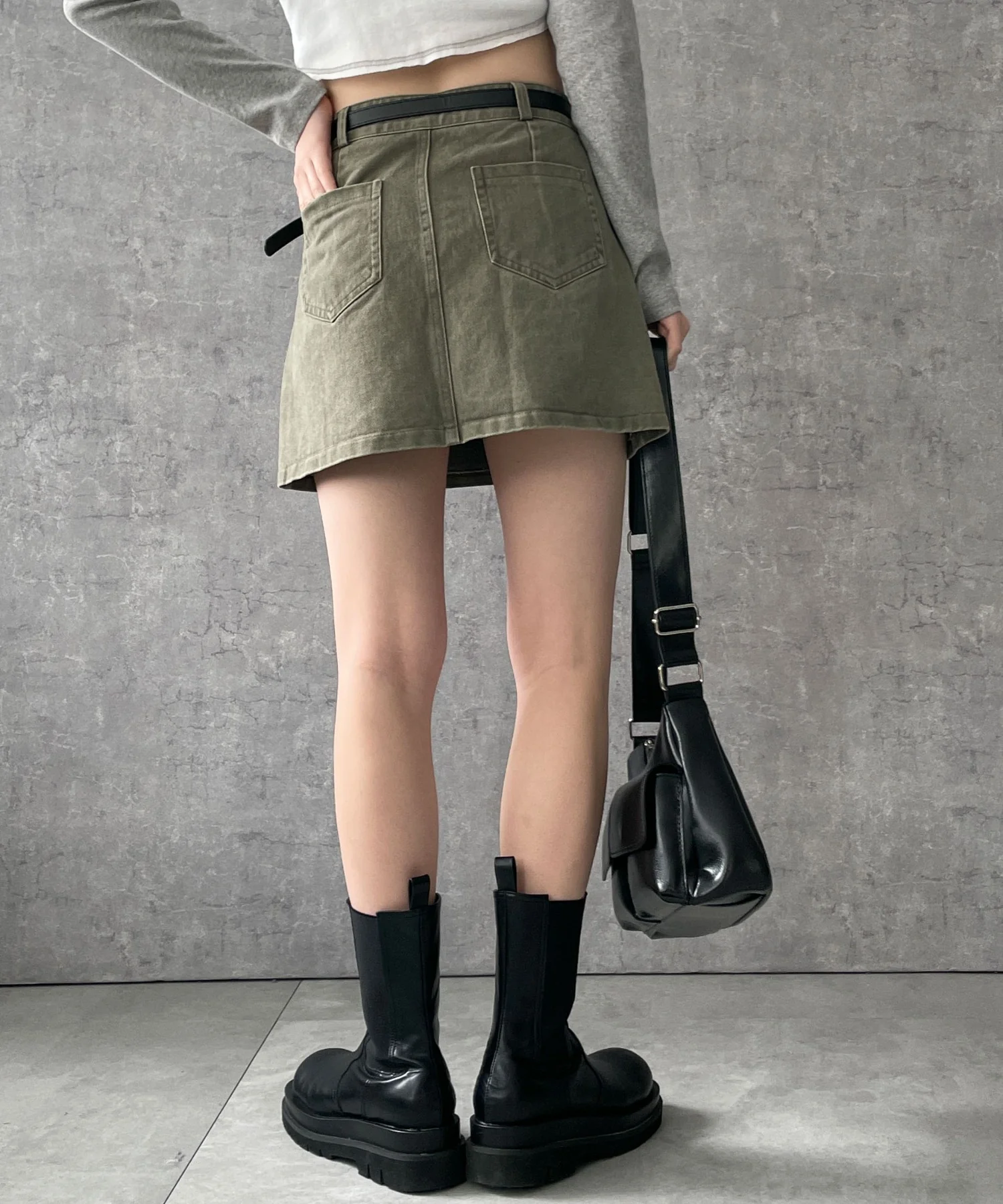 ベルトデニムスカート - Image 12