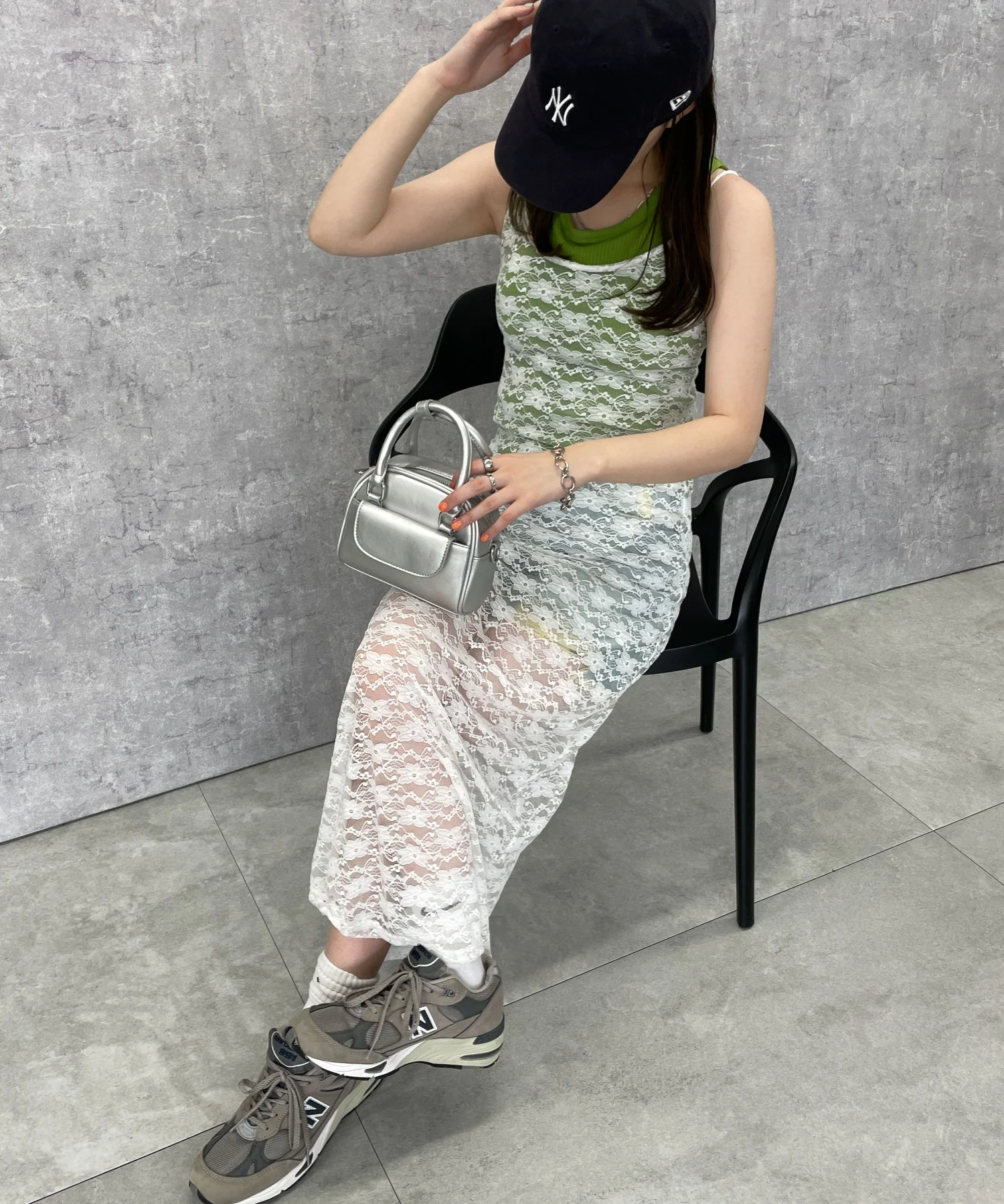 バックリボンレースキャミワンピース - Image 10