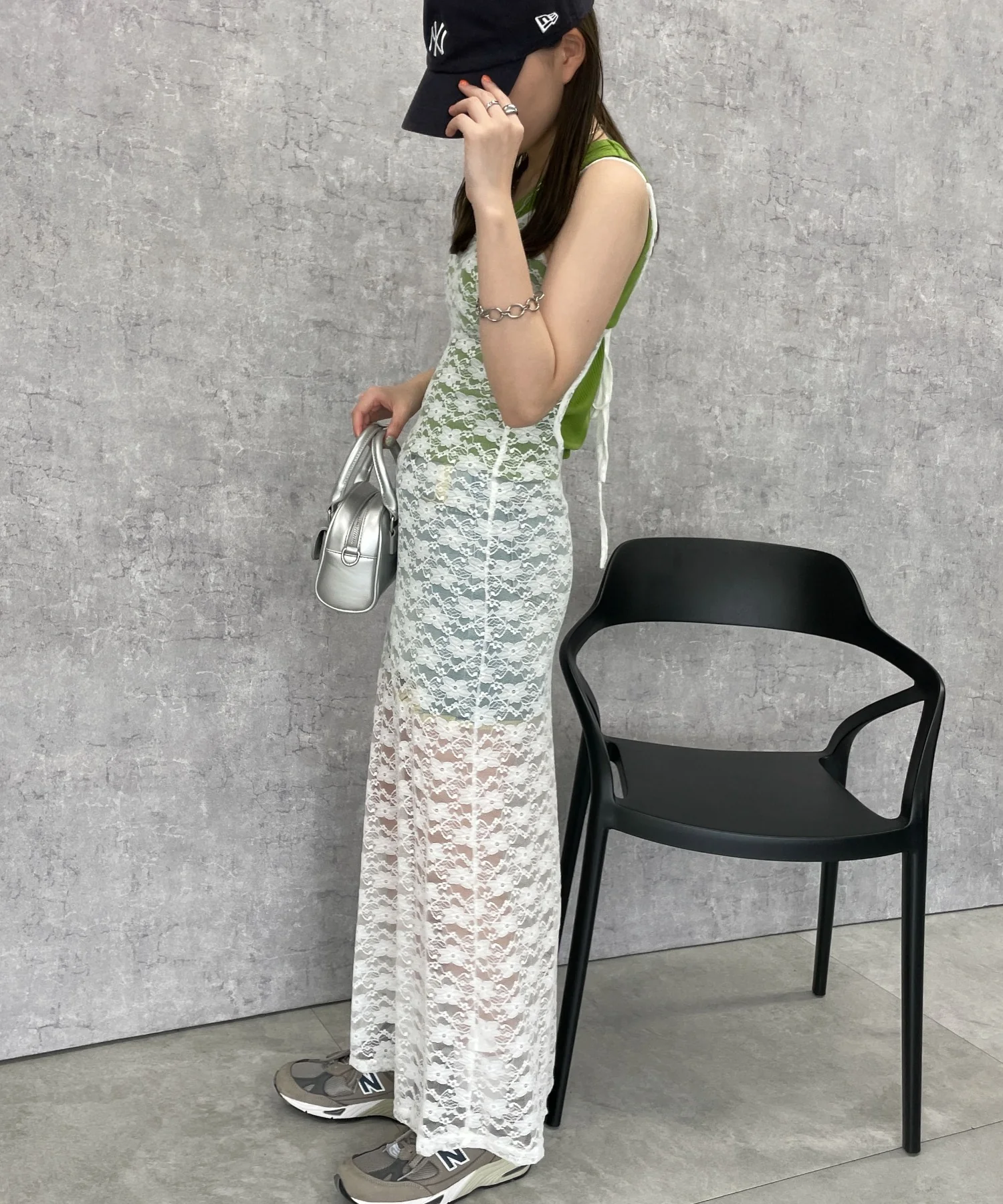 バックリボンレースキャミワンピース - Image 12