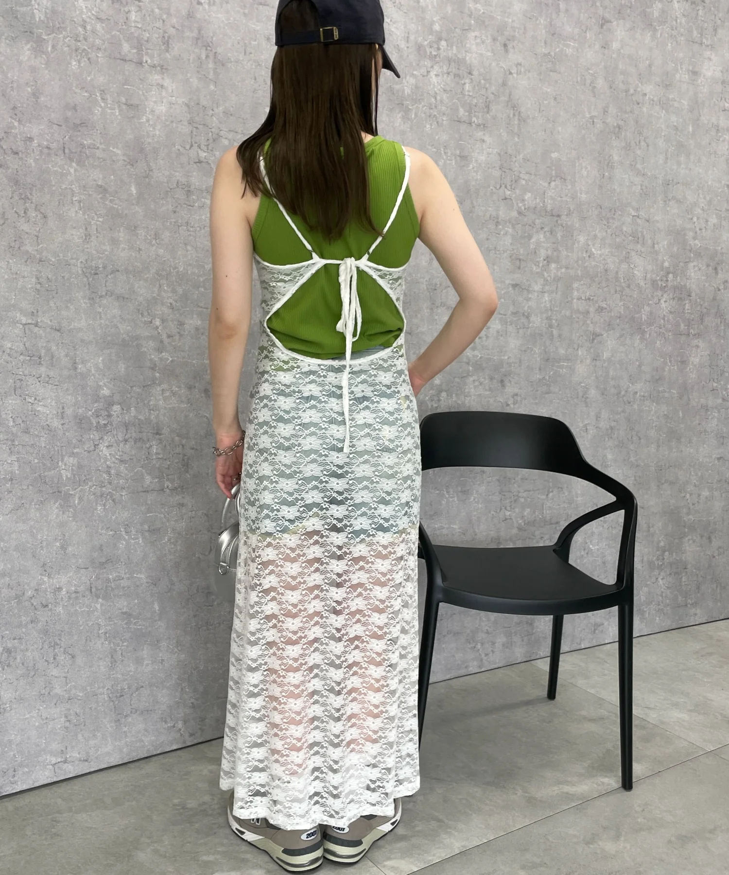 バックリボンレースキャミワンピース - Image 14