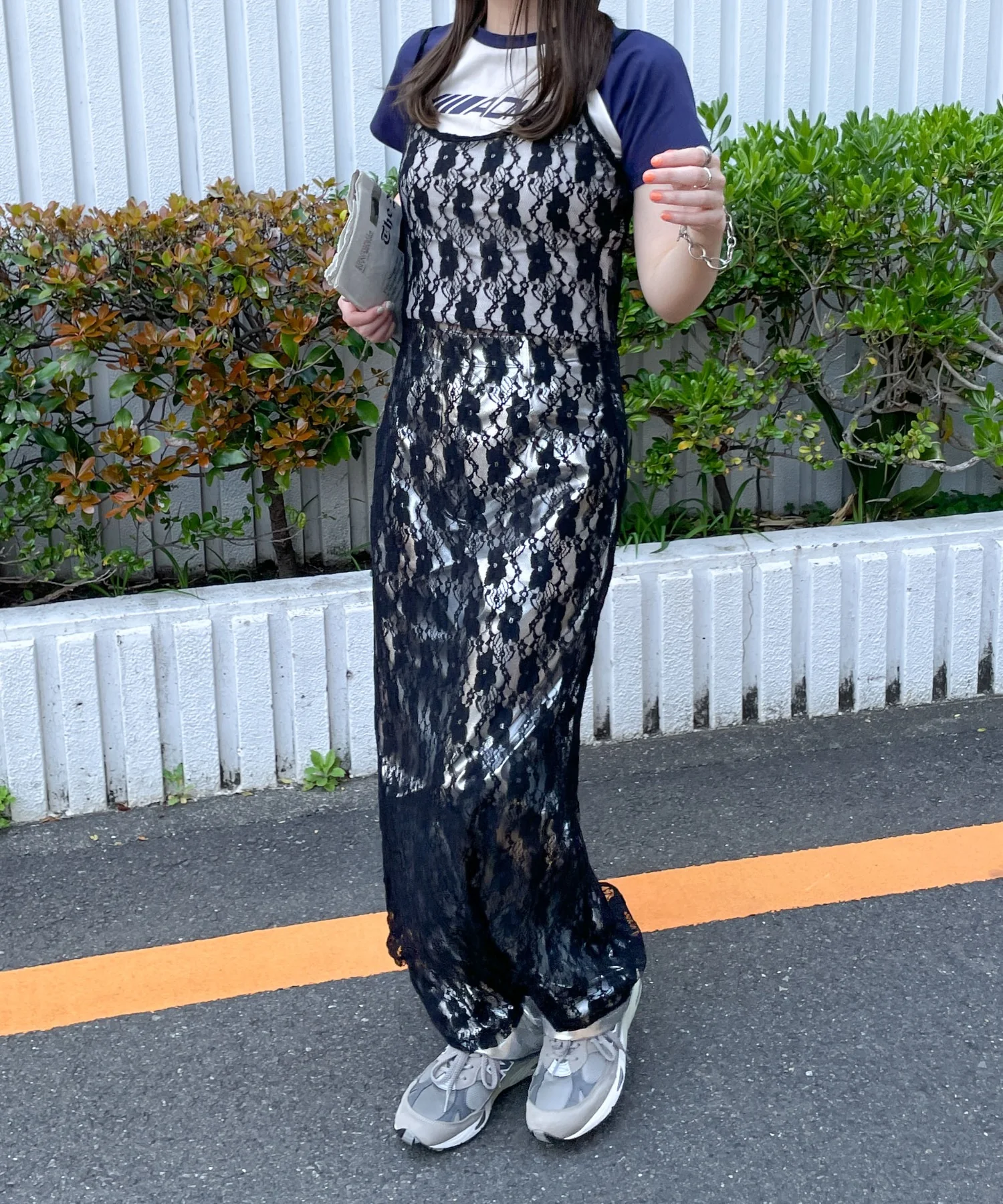バックリボンレースキャミワンピース - Image 6