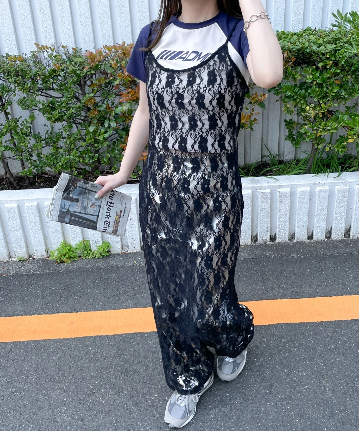 バックリボンレースキャミワンピース - Image 7