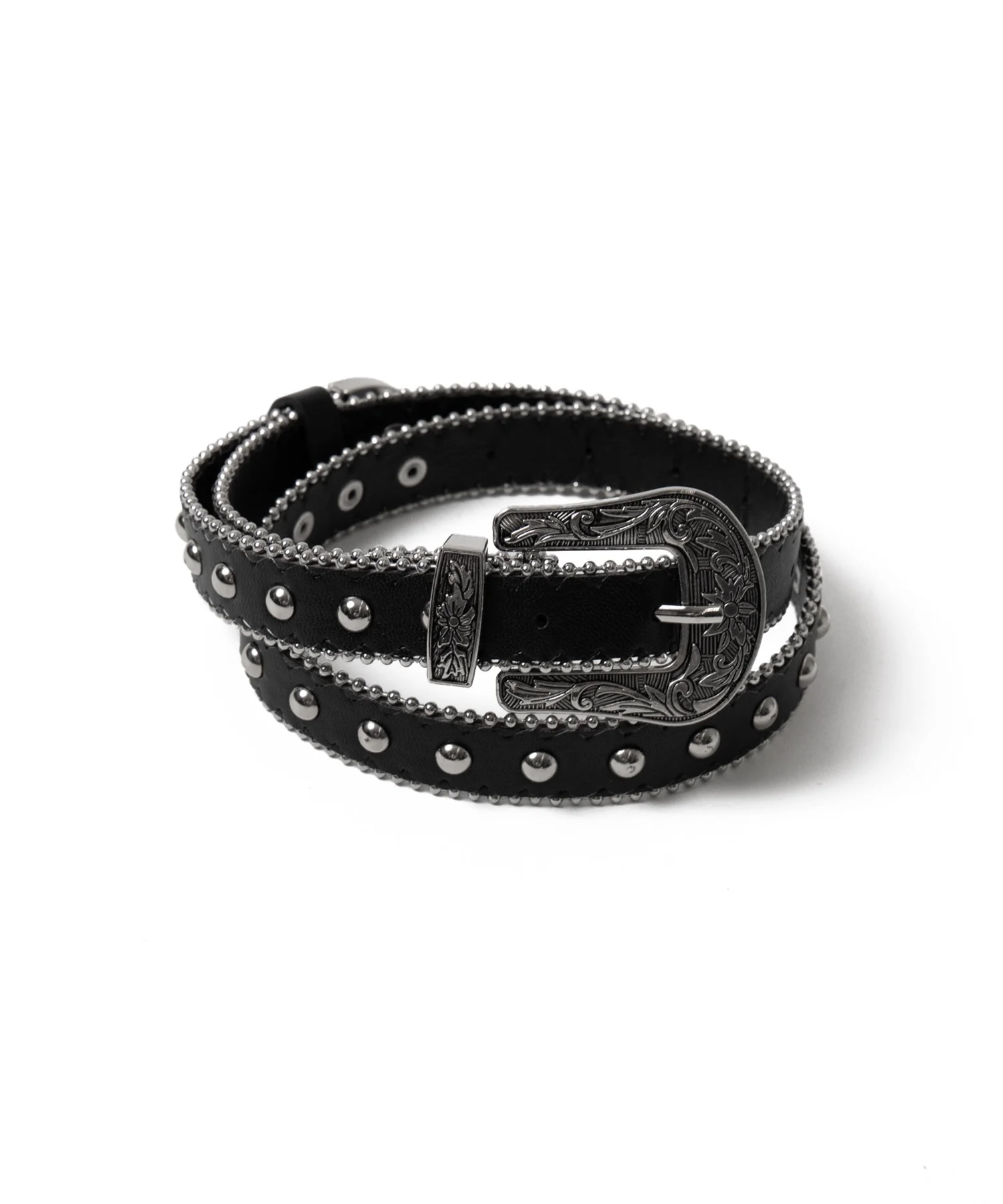 Lウエスタンバックルスタッズ付ベルト - Image 5