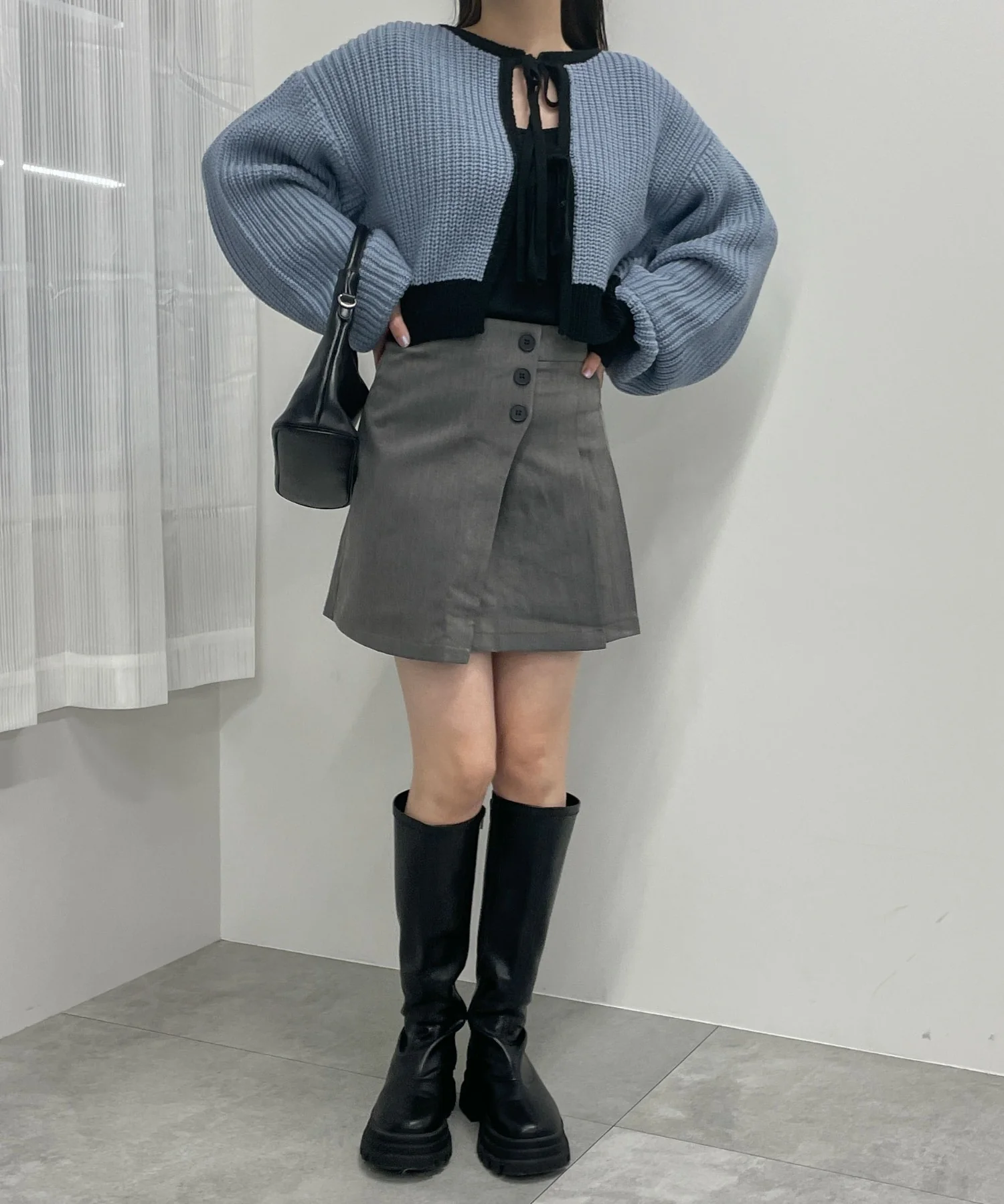 ボタンラッププリーツスカパン - Image 8