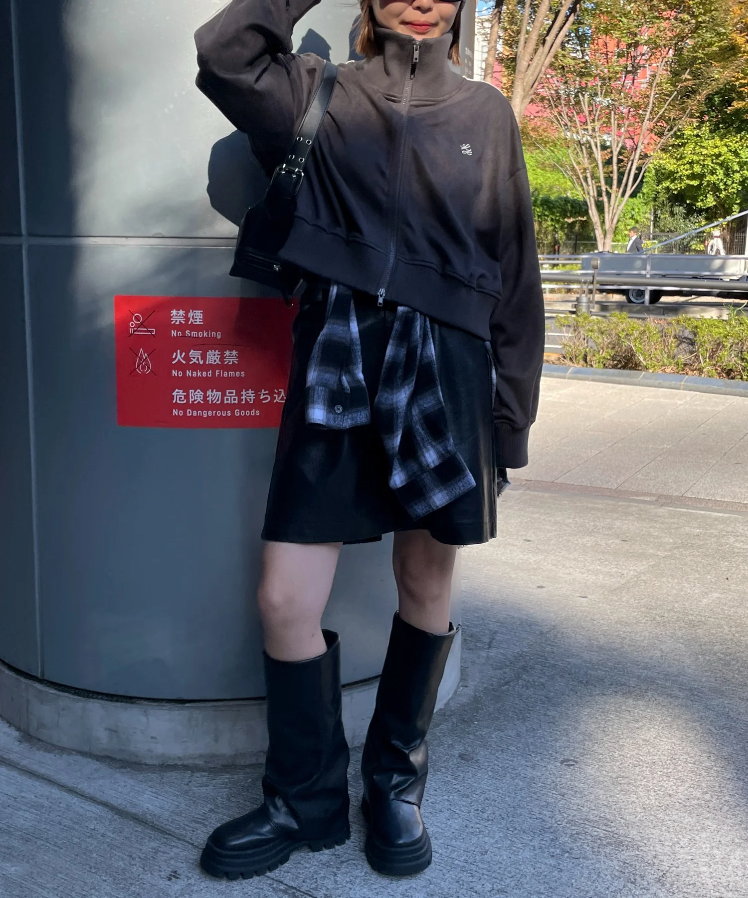 スエードポンチクロップドトラックジャケット - Image 6