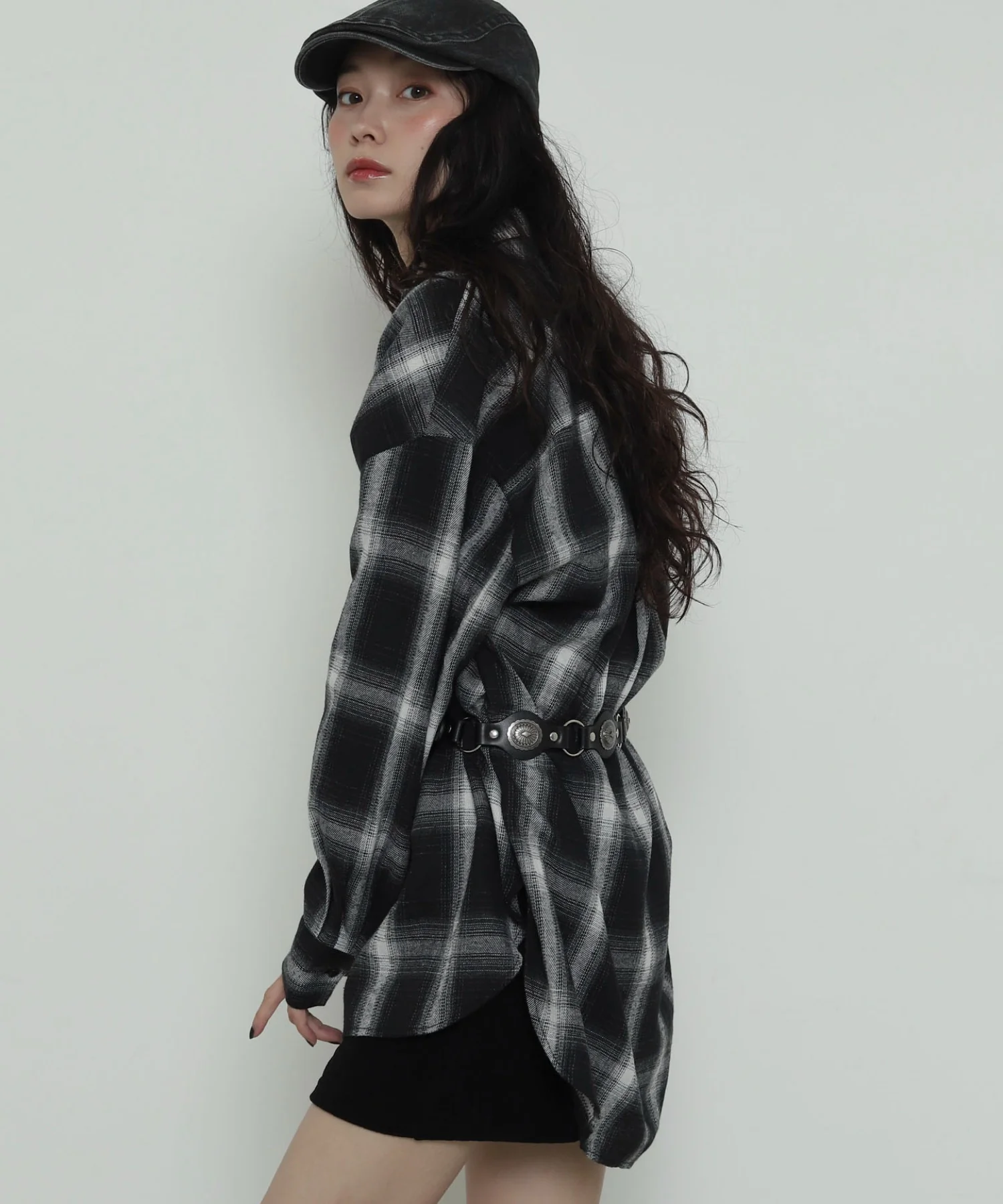 2WAYチェックBIGネルシャツ - Image 10