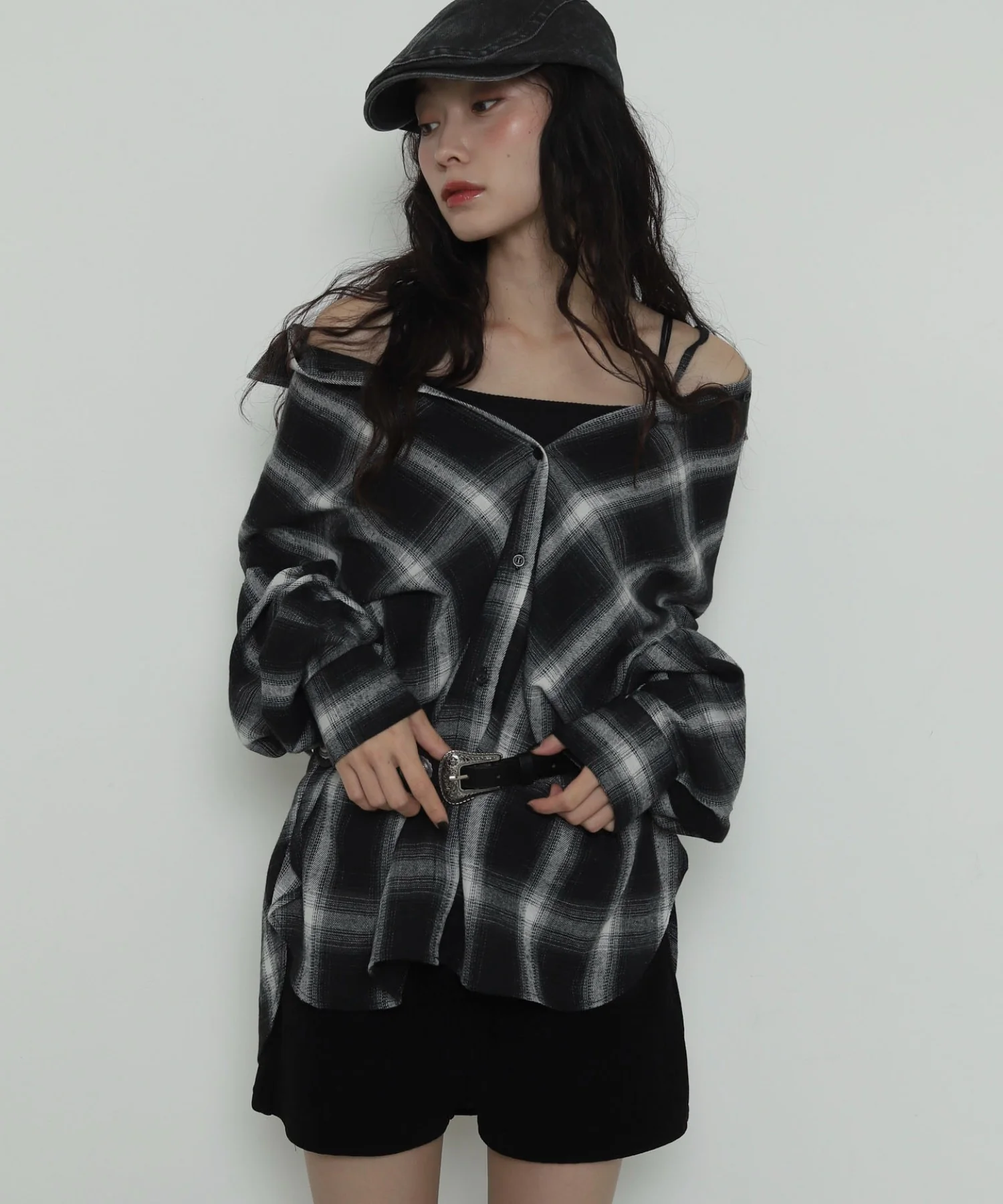 2WAYチェックBIGネルシャツ - Image 12