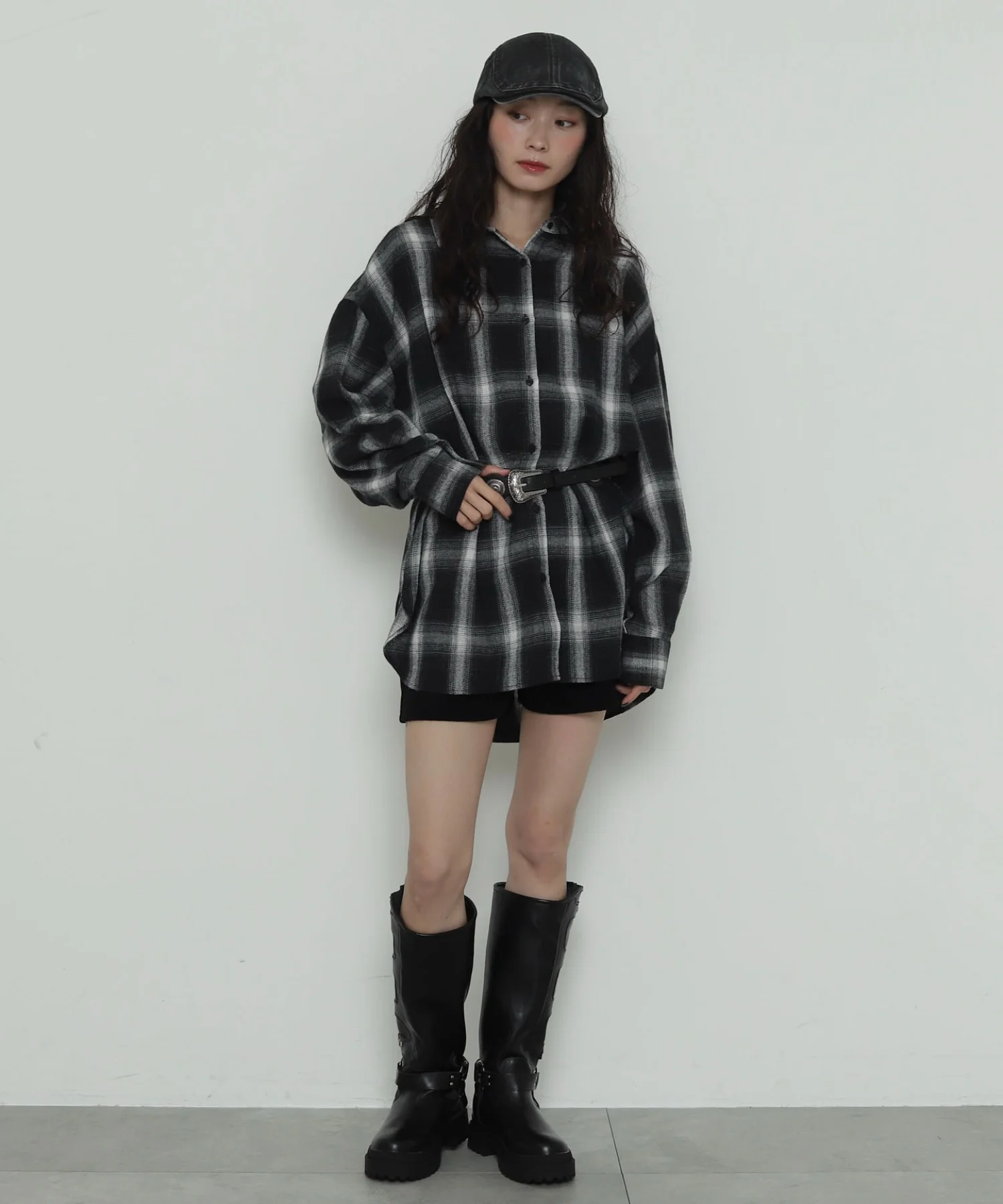 2WAYチェックBIGネルシャツ - Image 18