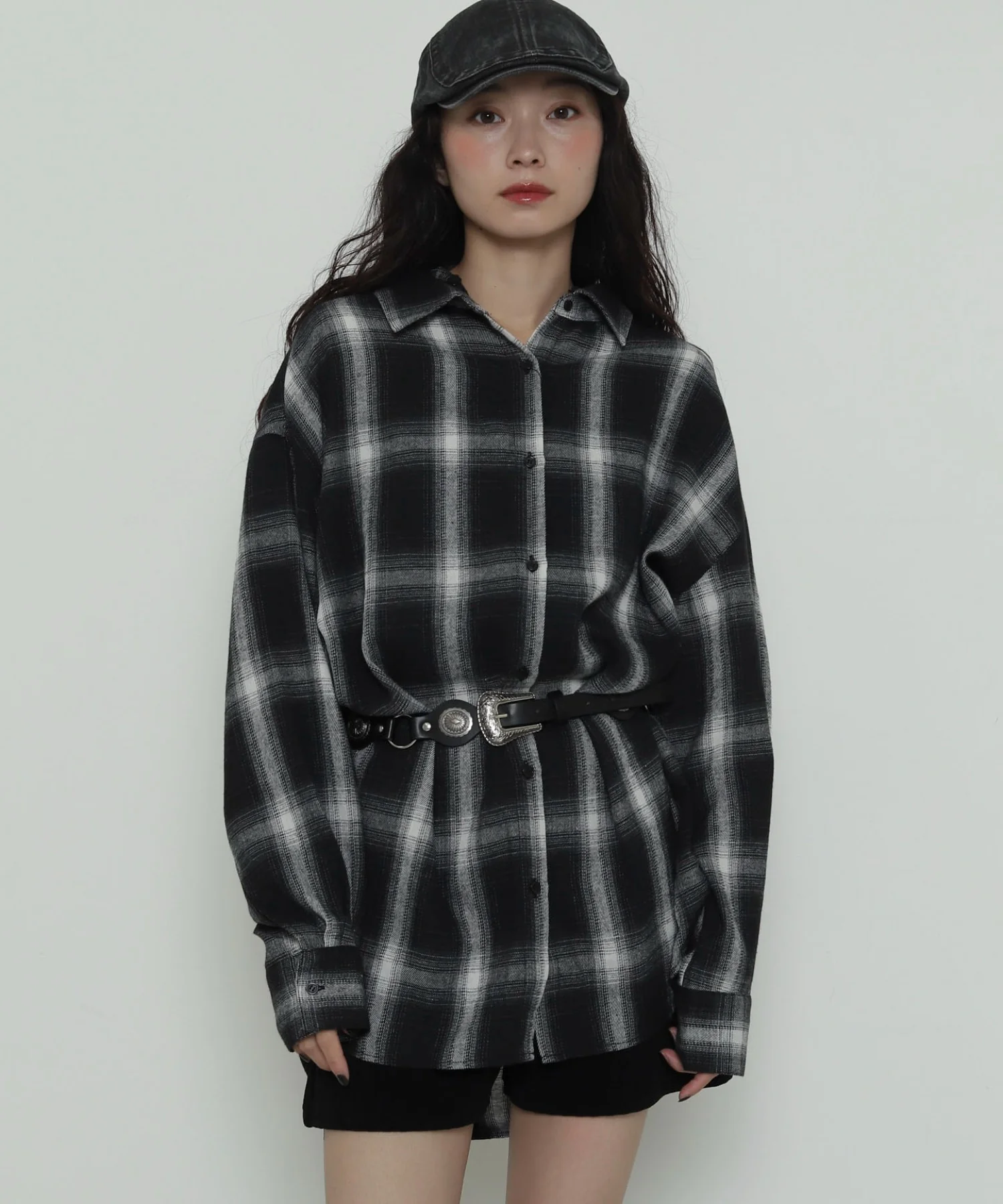2WAYチェックBIGネルシャツ - Image 7