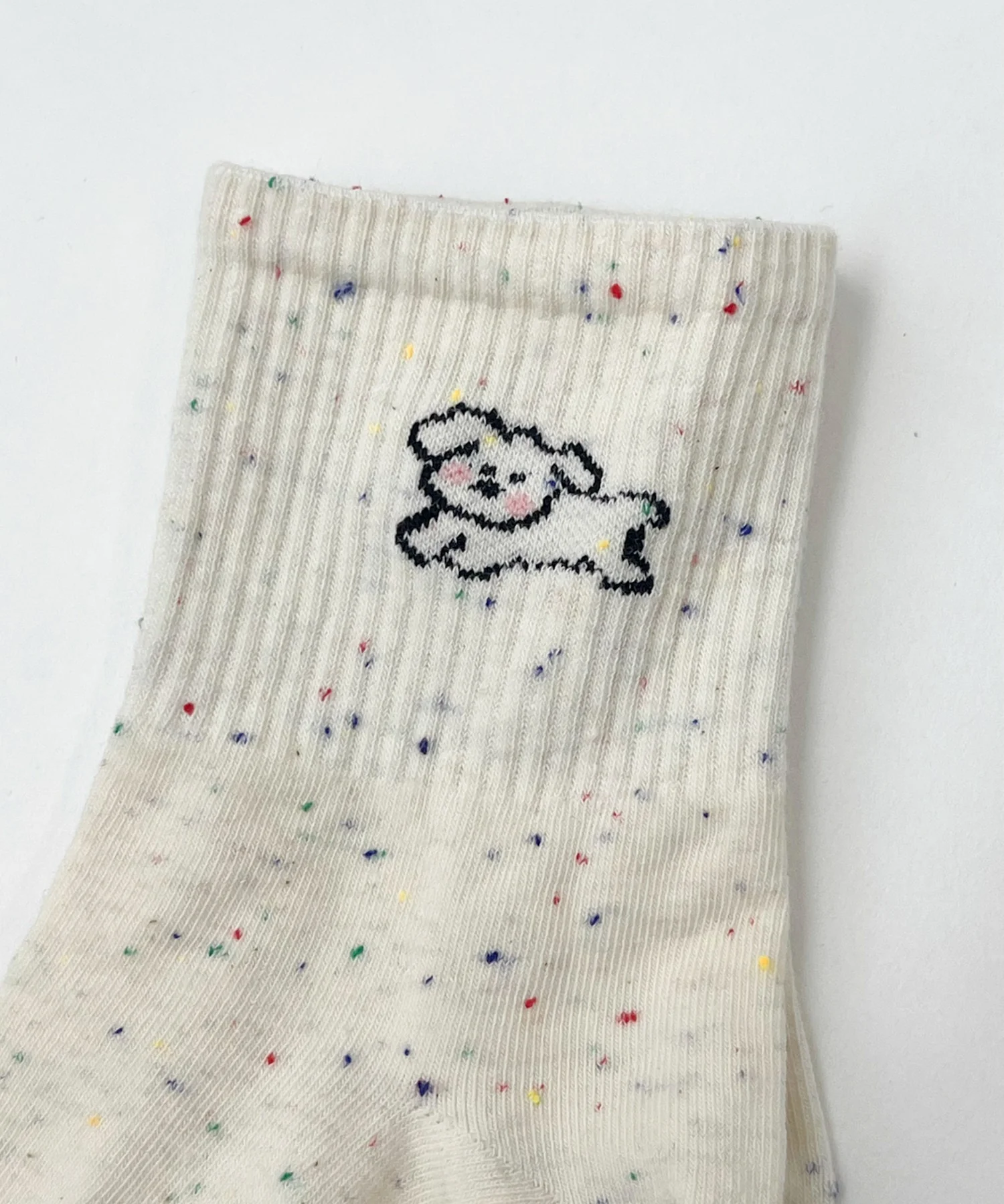 ゆるイヌカラーネップソックス(23-25cm) - Image 3