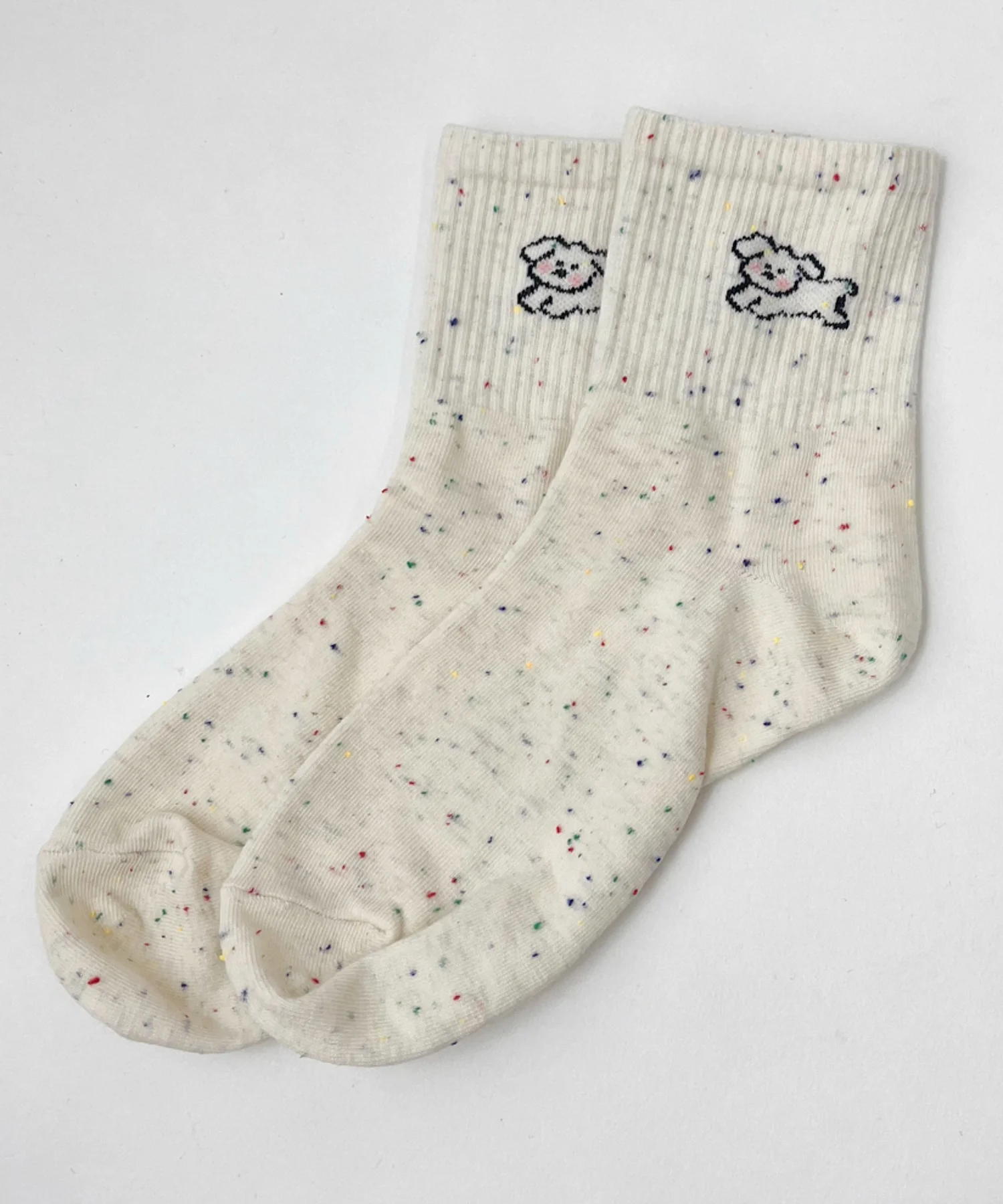 ゆるイヌカラーネップソックス(23-25cm) - Image 4