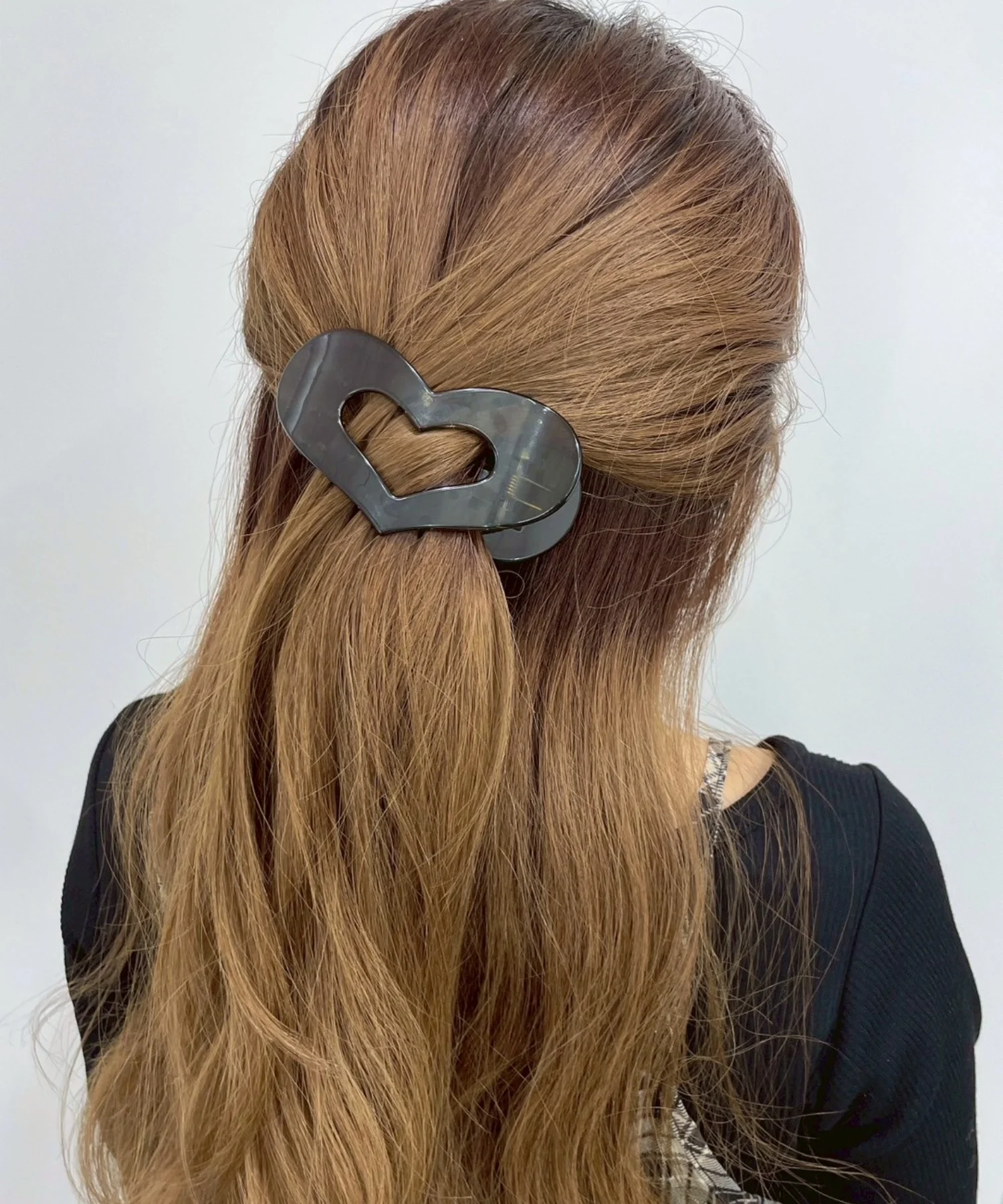 Lハートヘアクリップ - Image 5