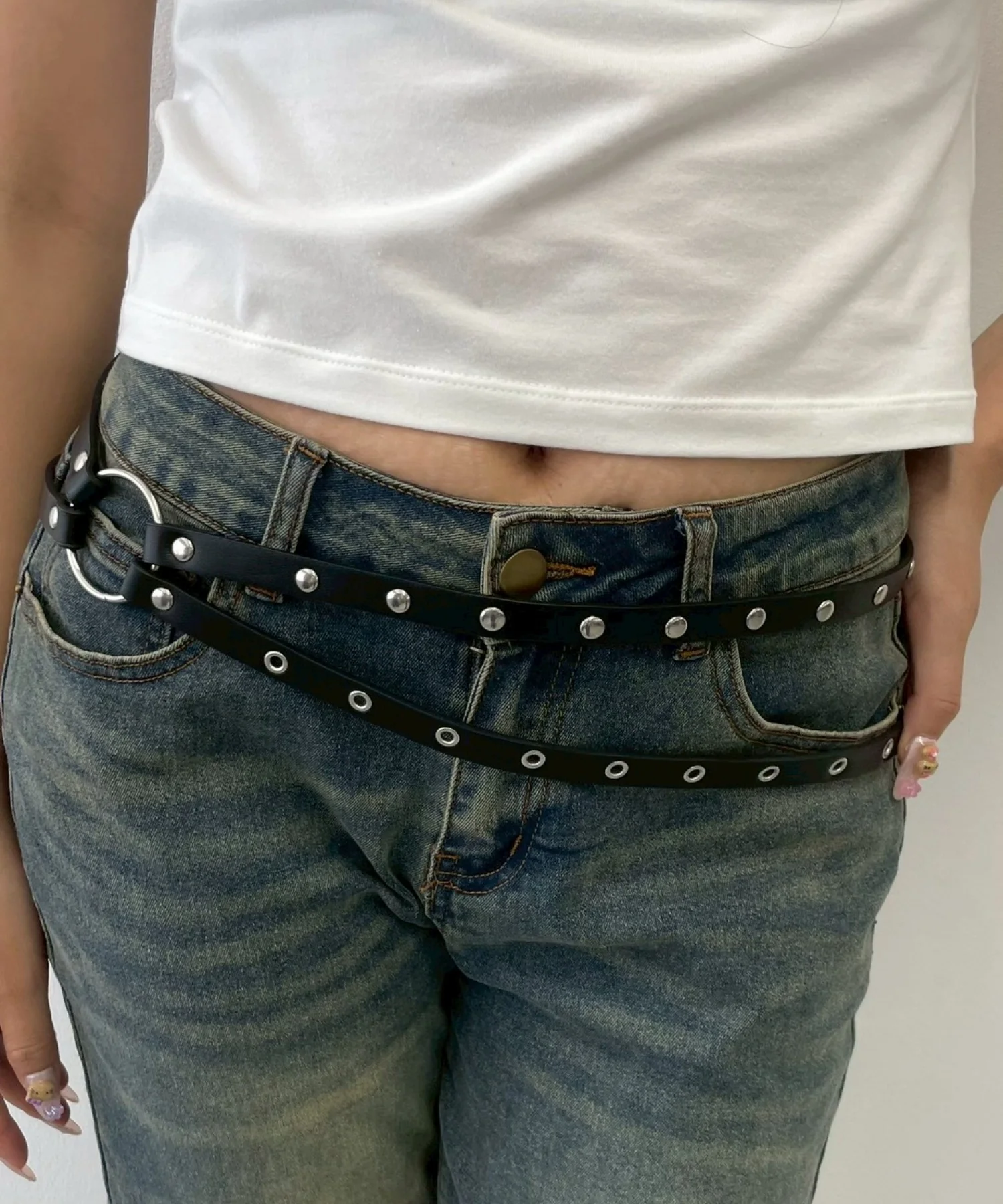 L2連ハトメスタッズベルト - Image 2