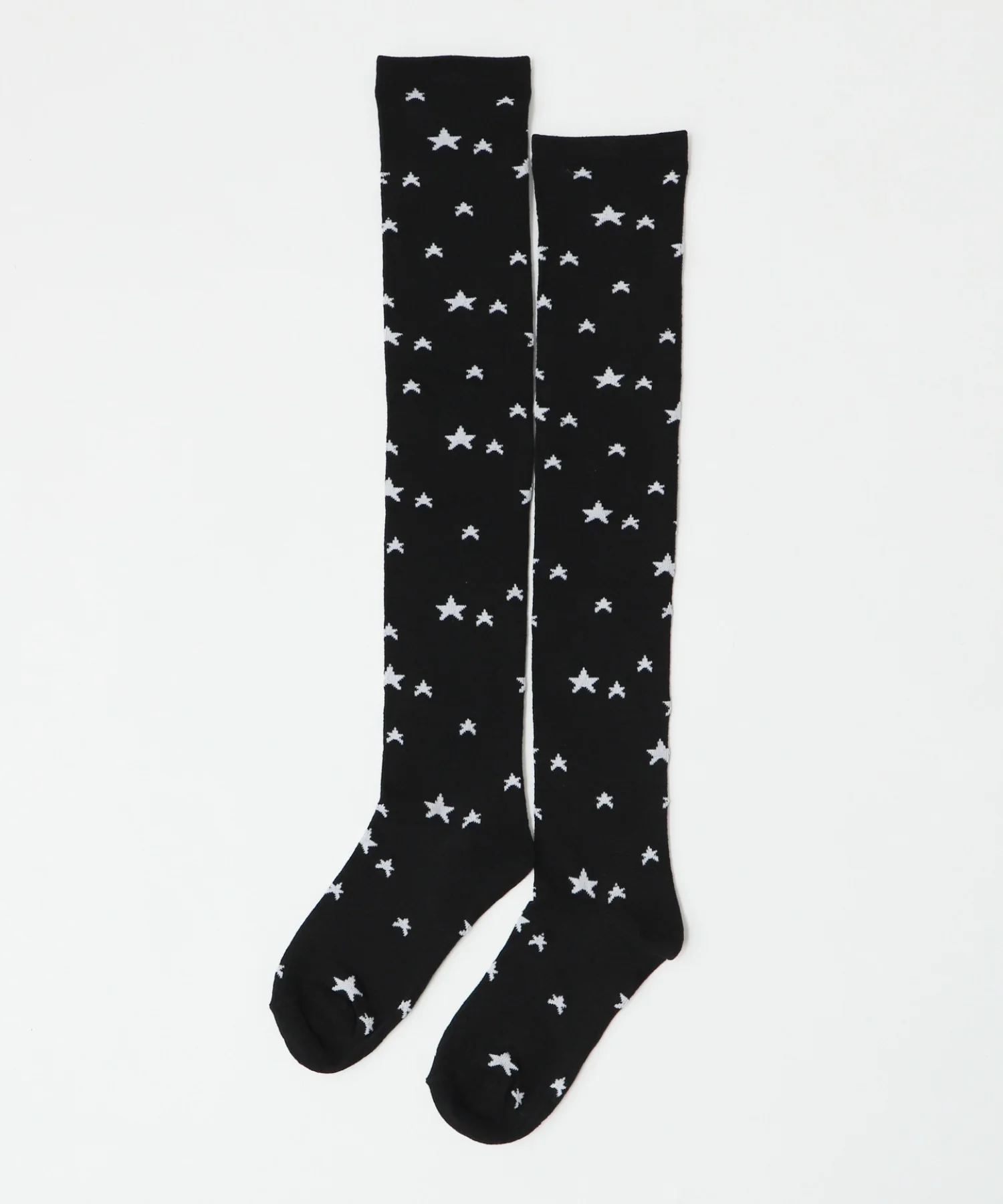 スター総柄ニーハイソックス(23-25cm) - Image 2