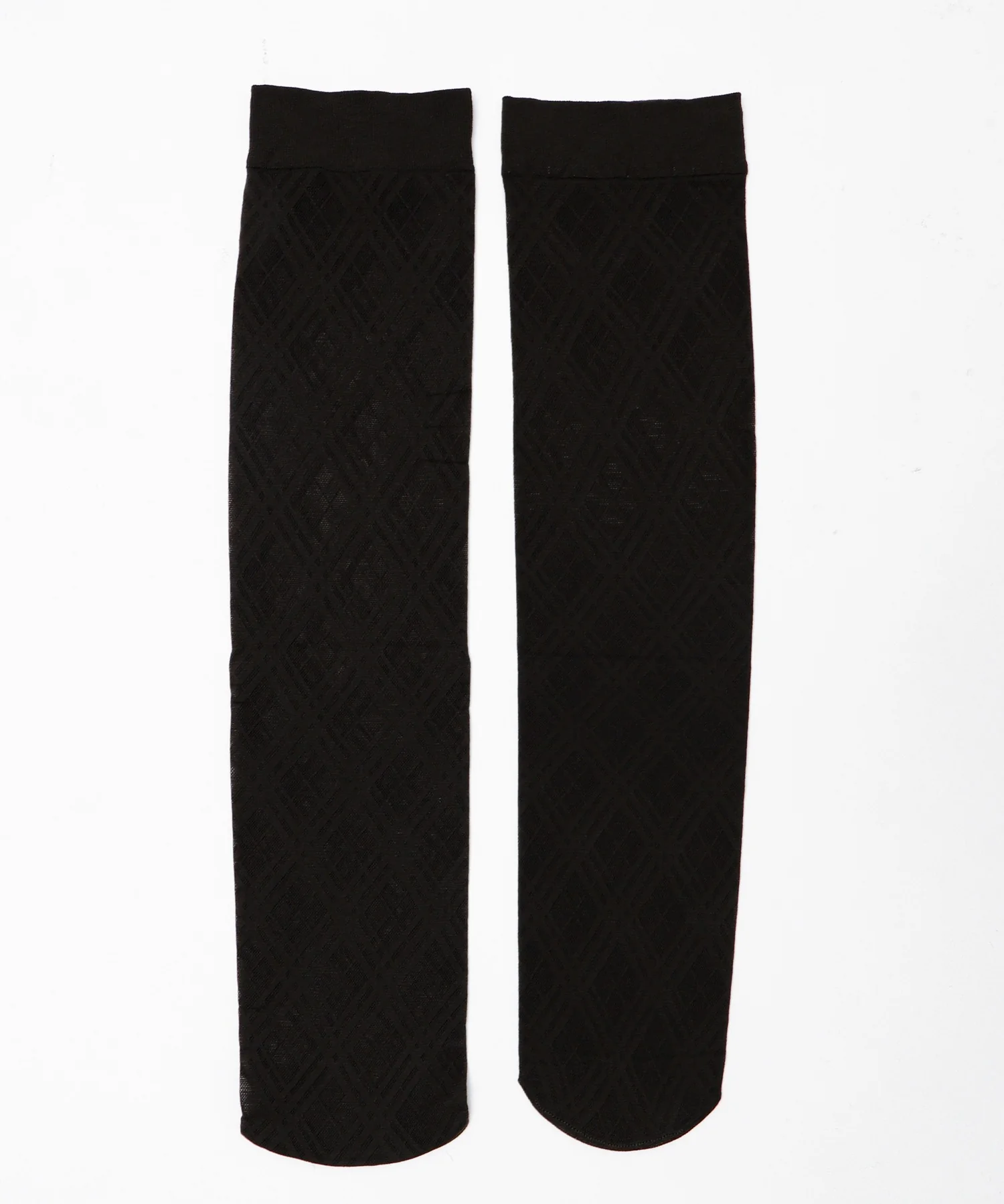 チェック柄シアーハイソックス(23-25cm) - Image 7