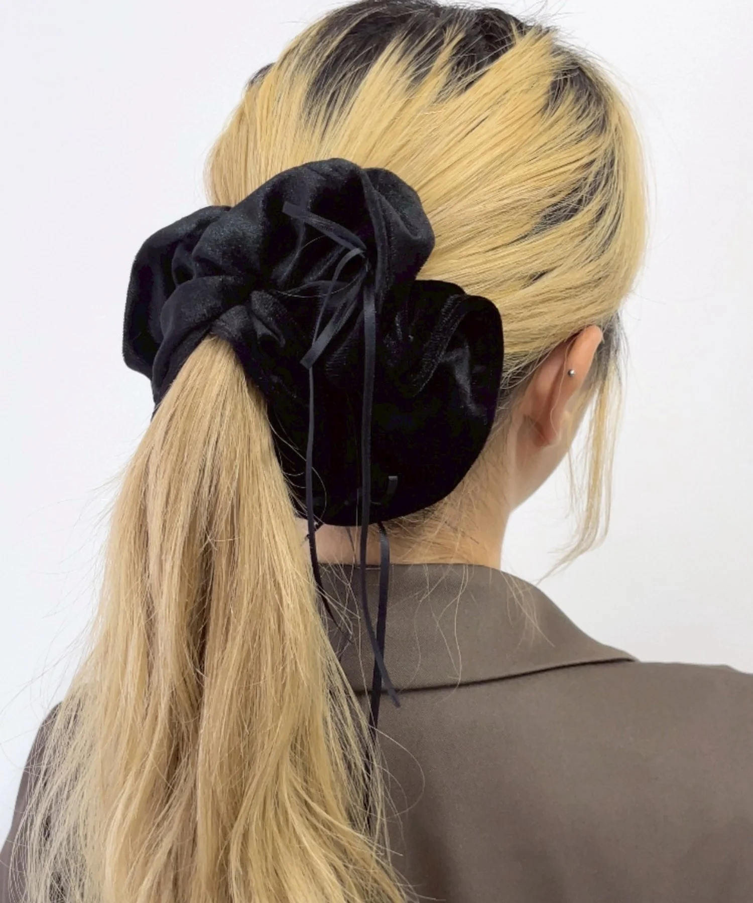 Lリボンベロアシュシュ - Image 3