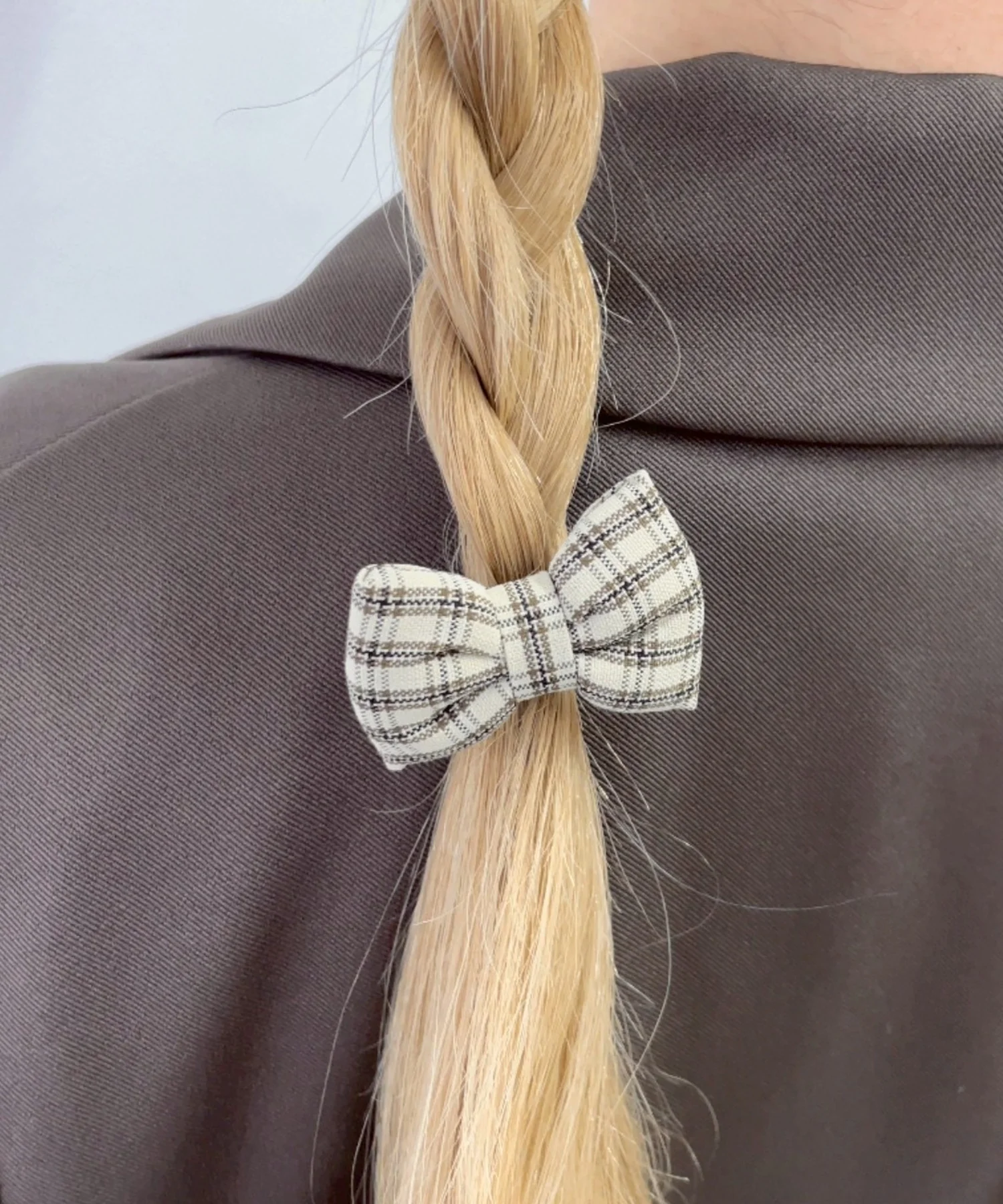 L2Pチェックリボンヘアゴム - Image 5
