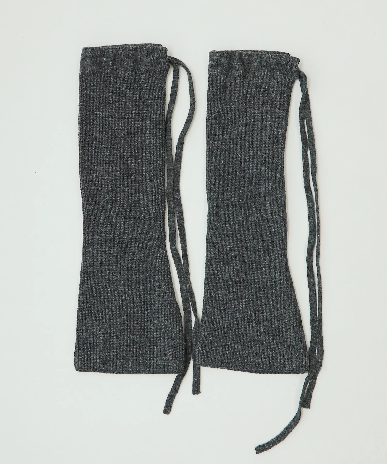 レースアップデザインニットレッグカバー(23-25cm) - Image 6