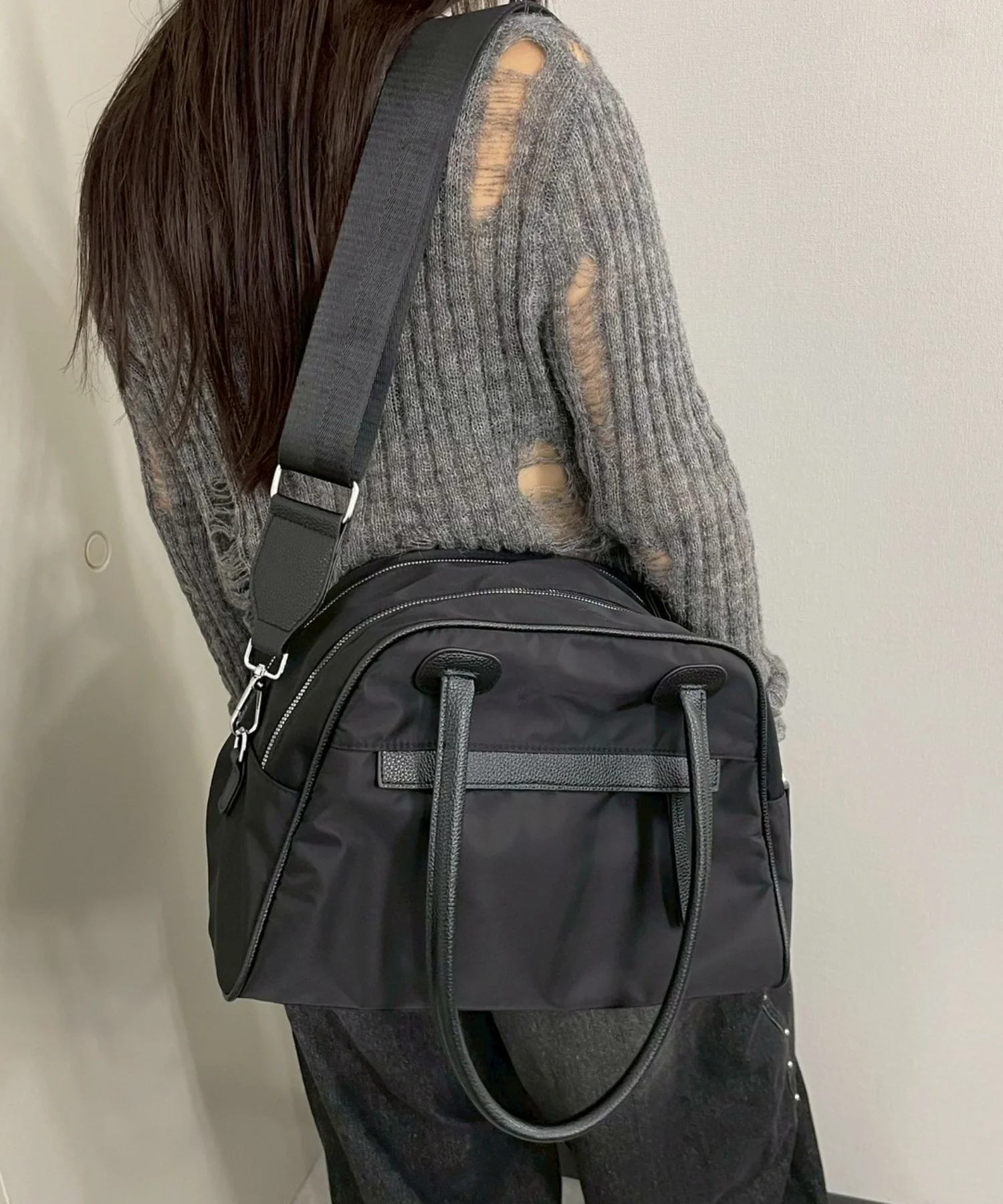2wayPUコンビボストンバッグ - Image 5
