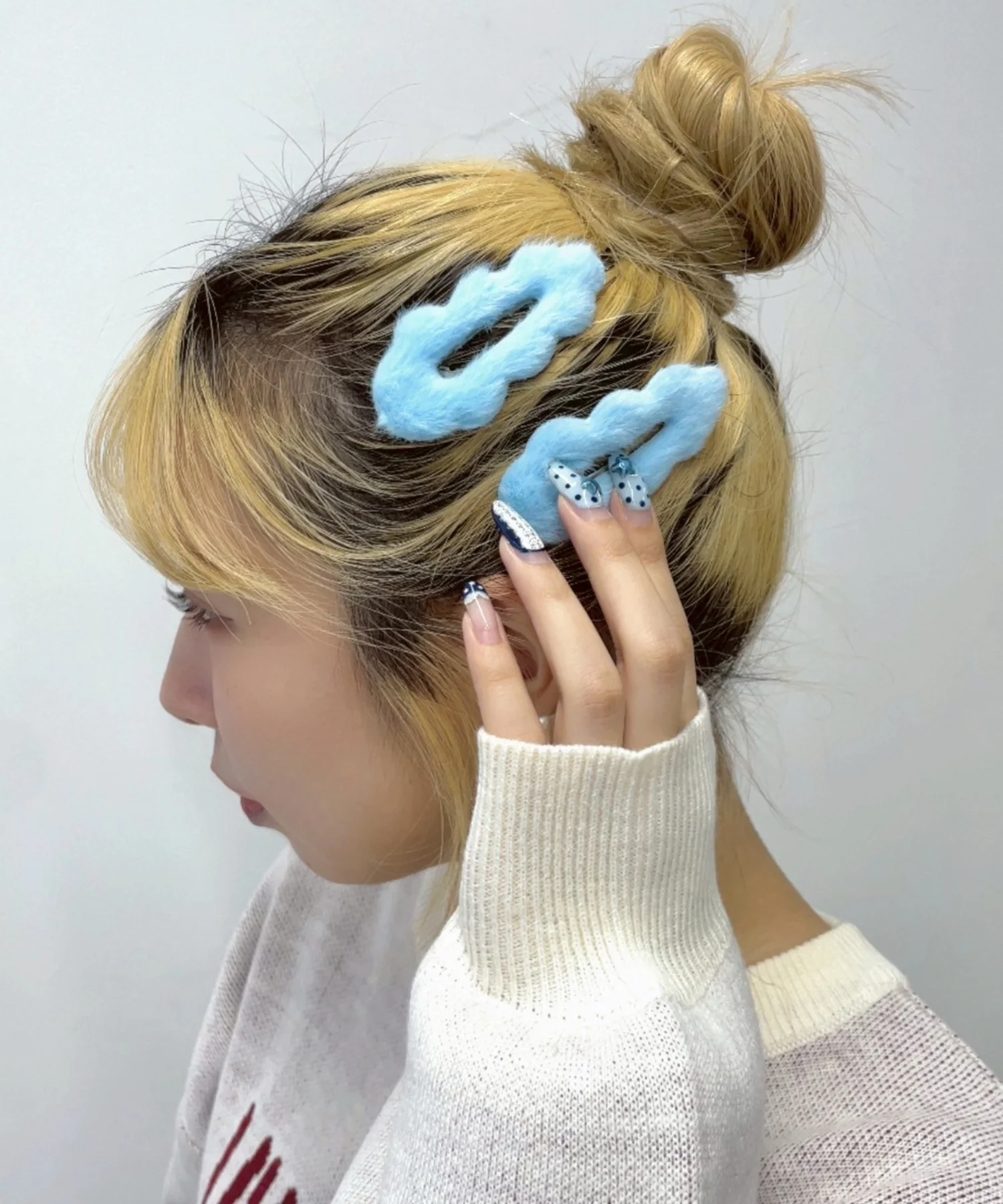 L2Pもこもこファーヘアピン - Image 2