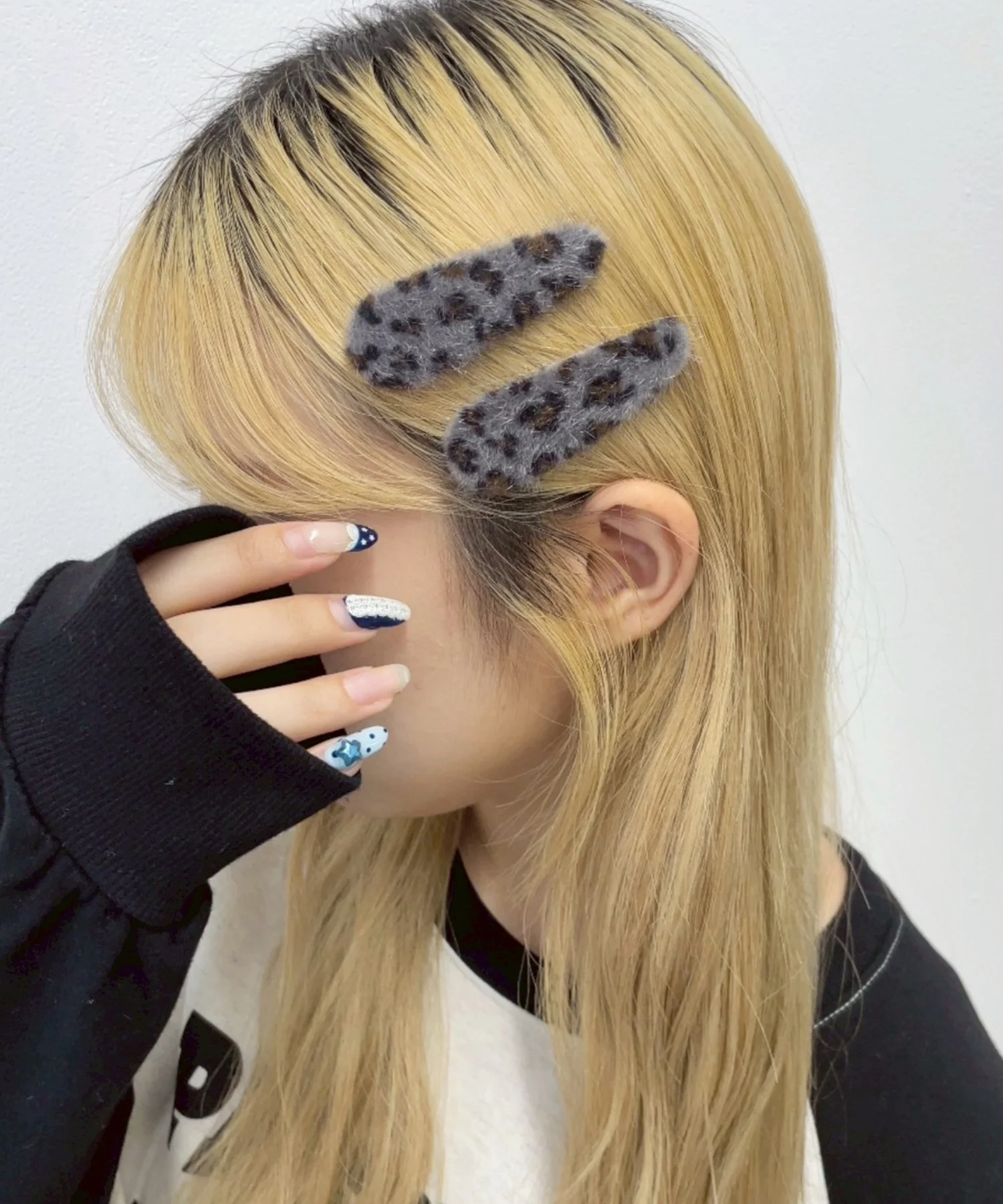 L2Pレオパードシャギーヘアピン - Image 3