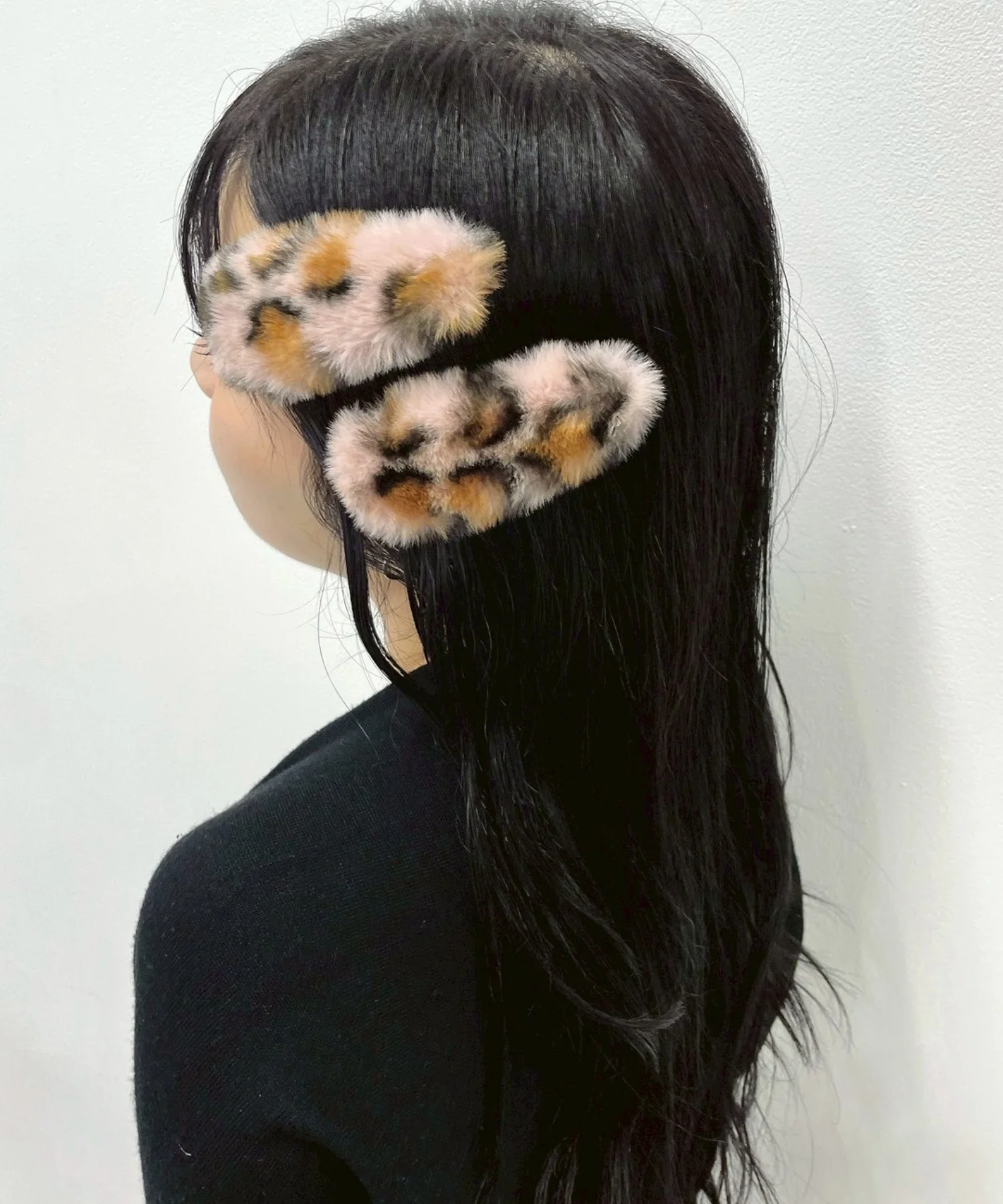 L2Pレオパードファーヘアピン - Image 3