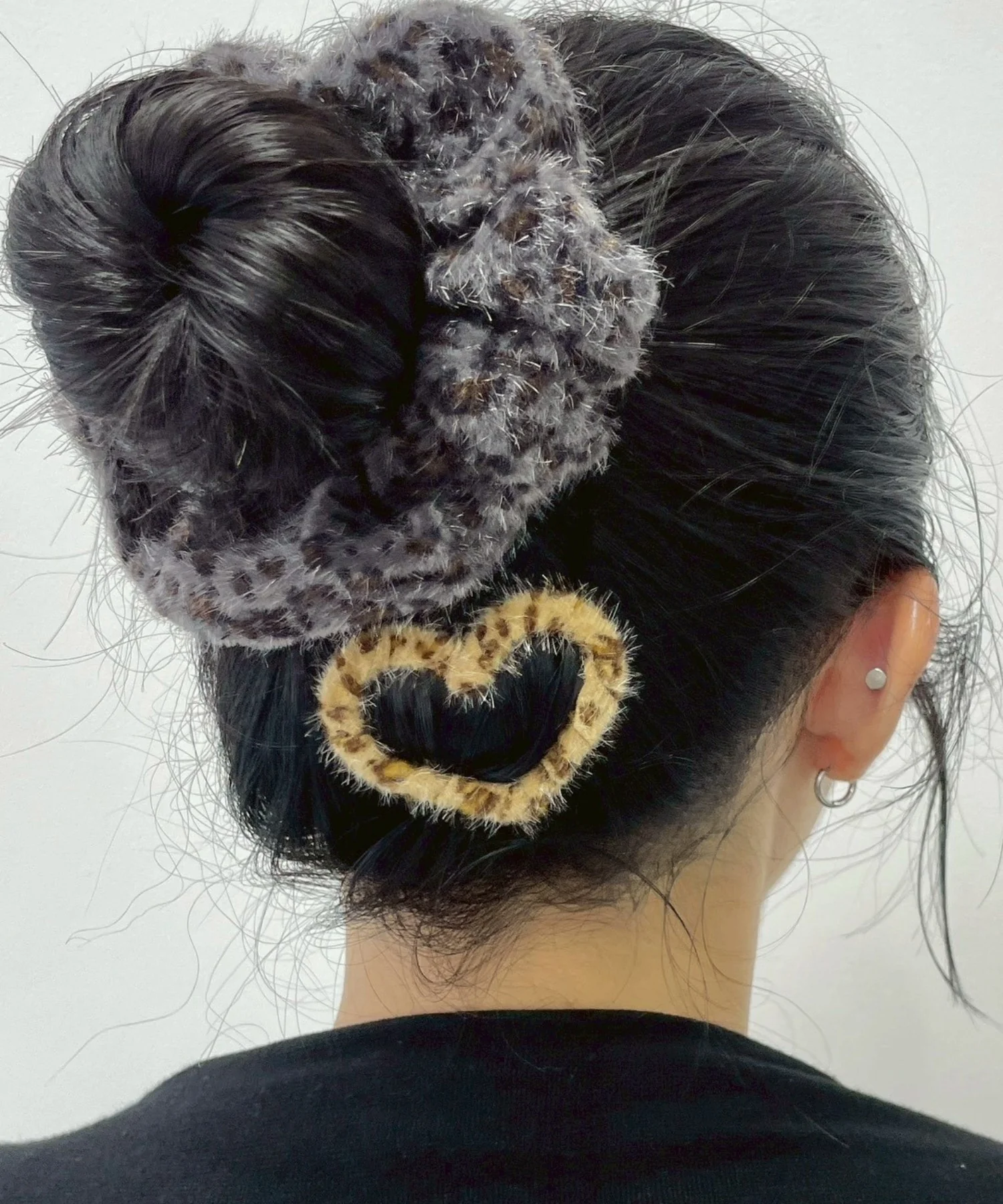 Lレオパードモチーフヘアピン - Image 5