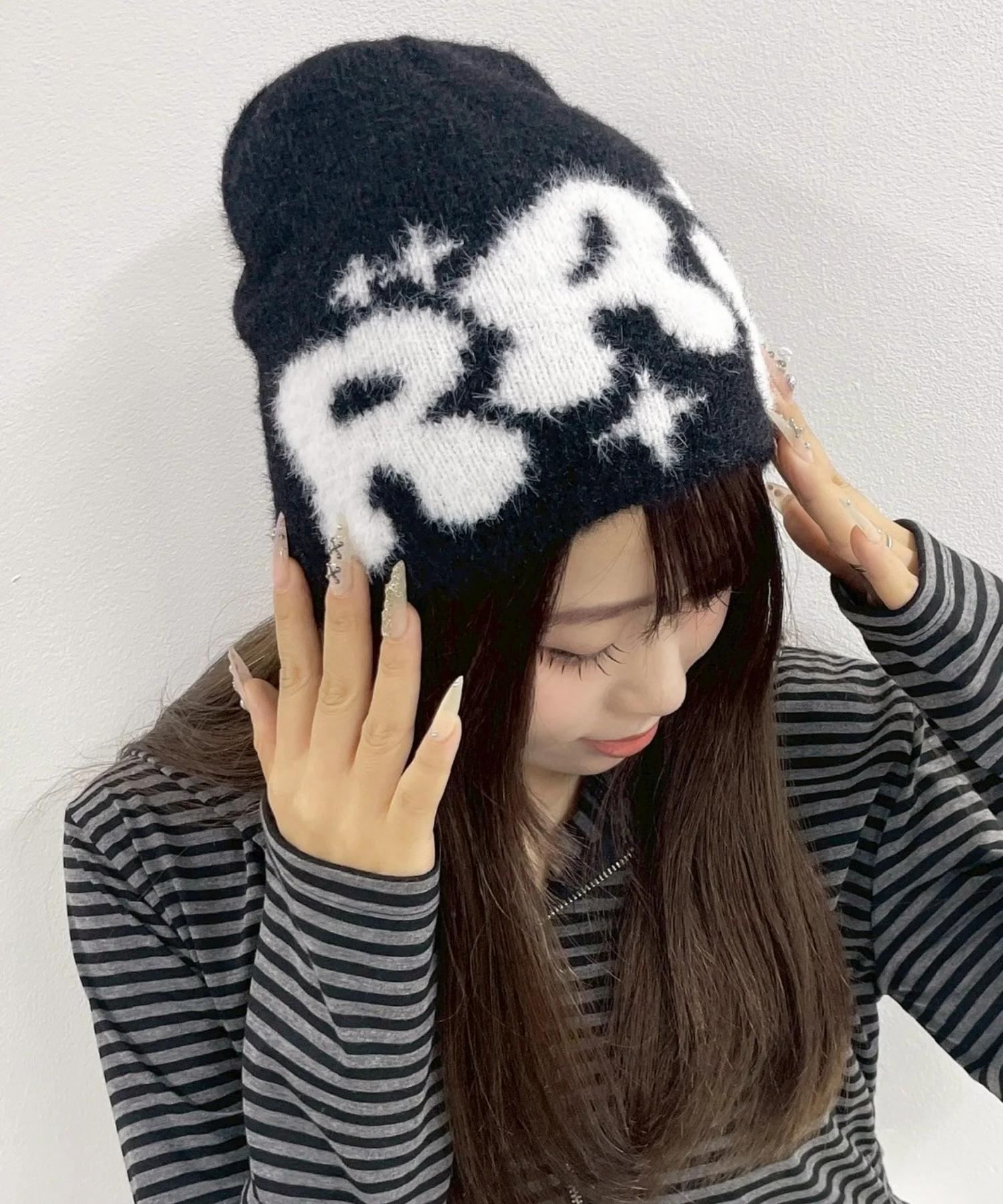 RRWロゴシャギーニットワッチ - Image 4