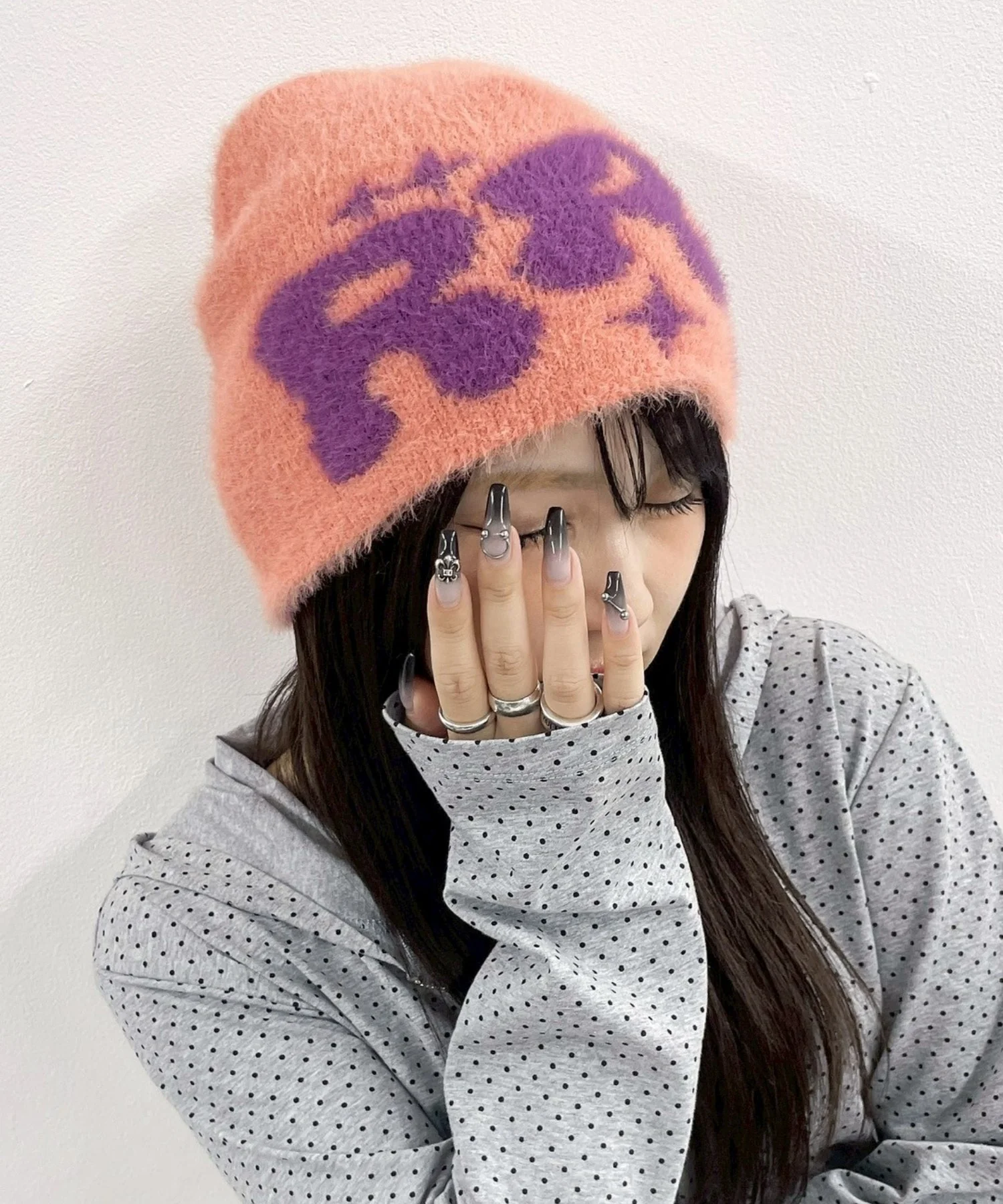 RRWロゴシャギーニットワッチ - Image 6