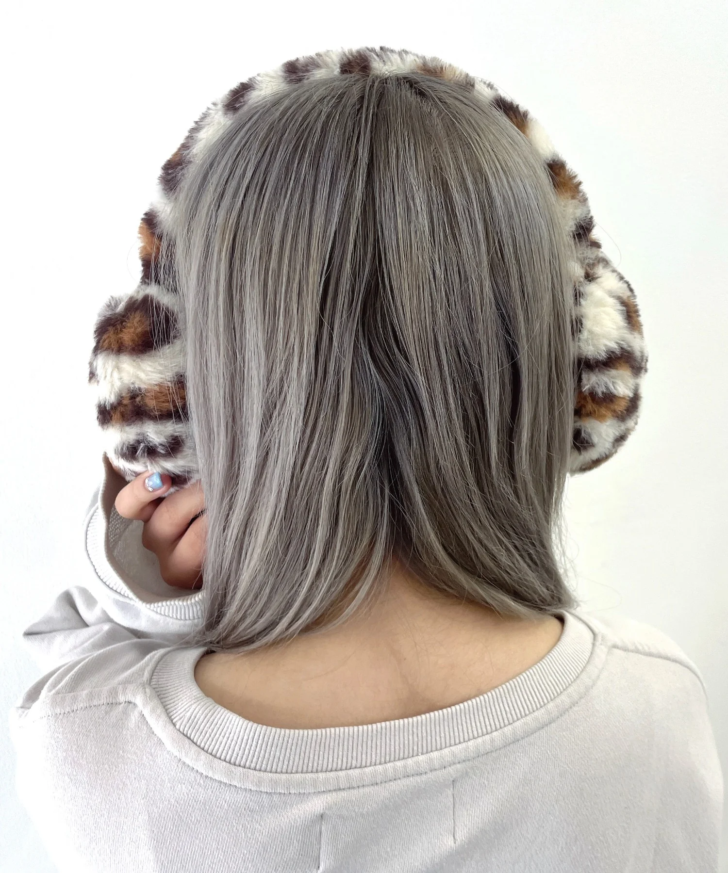 レオパードファーイヤーマフ - Image 5