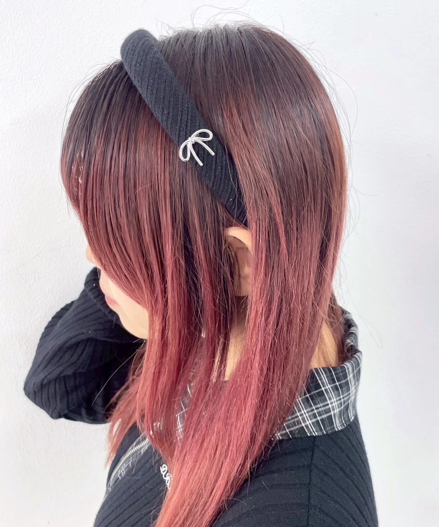 Lリボンモチーフニットカチューシャ - Image 3