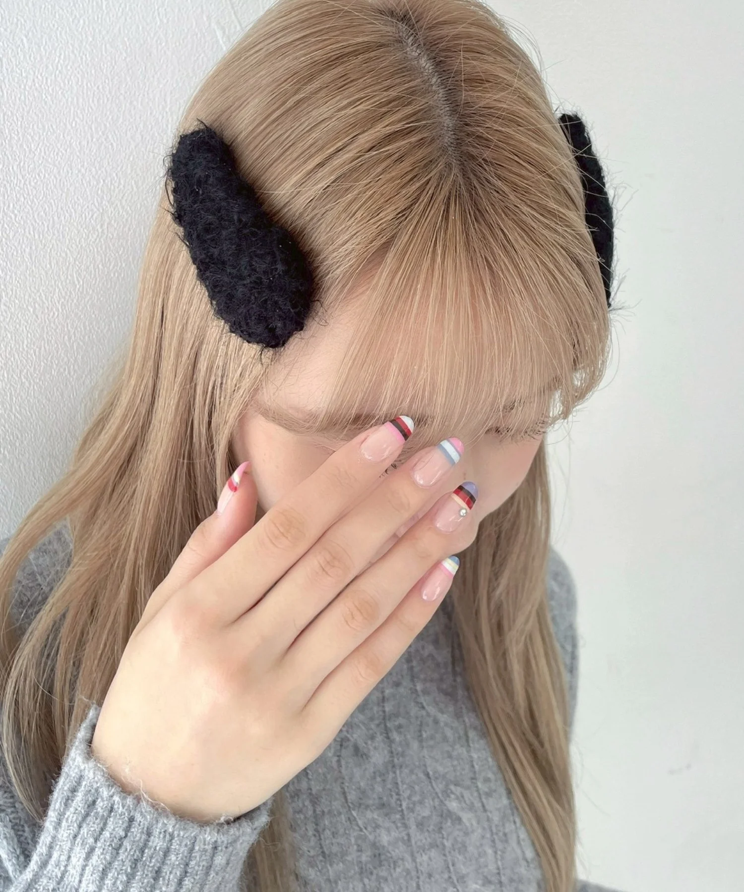 L2Pツイードニットパッチンピン - Image 4