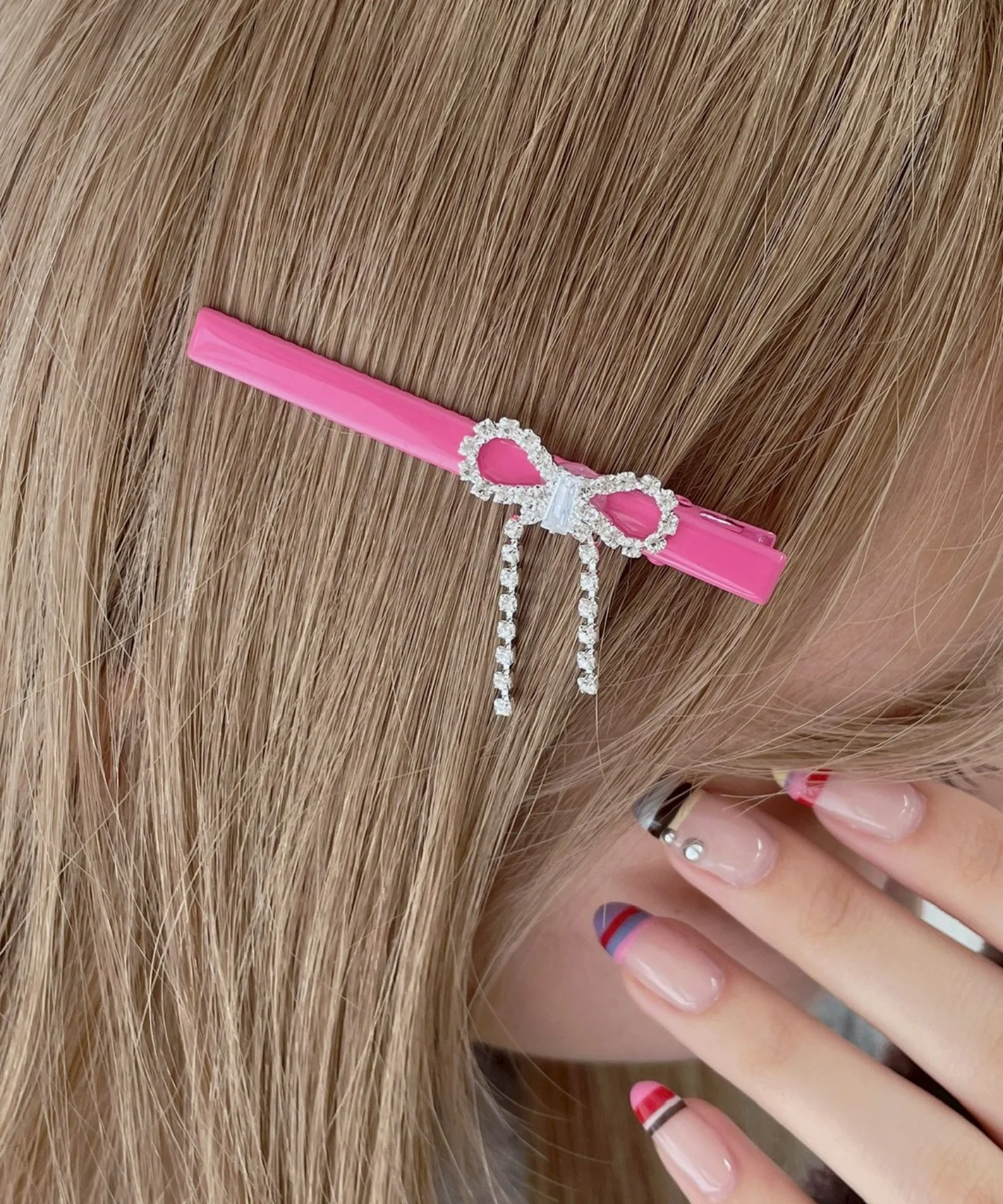 L2Pビジューリボンヘアクリップ - Image 2