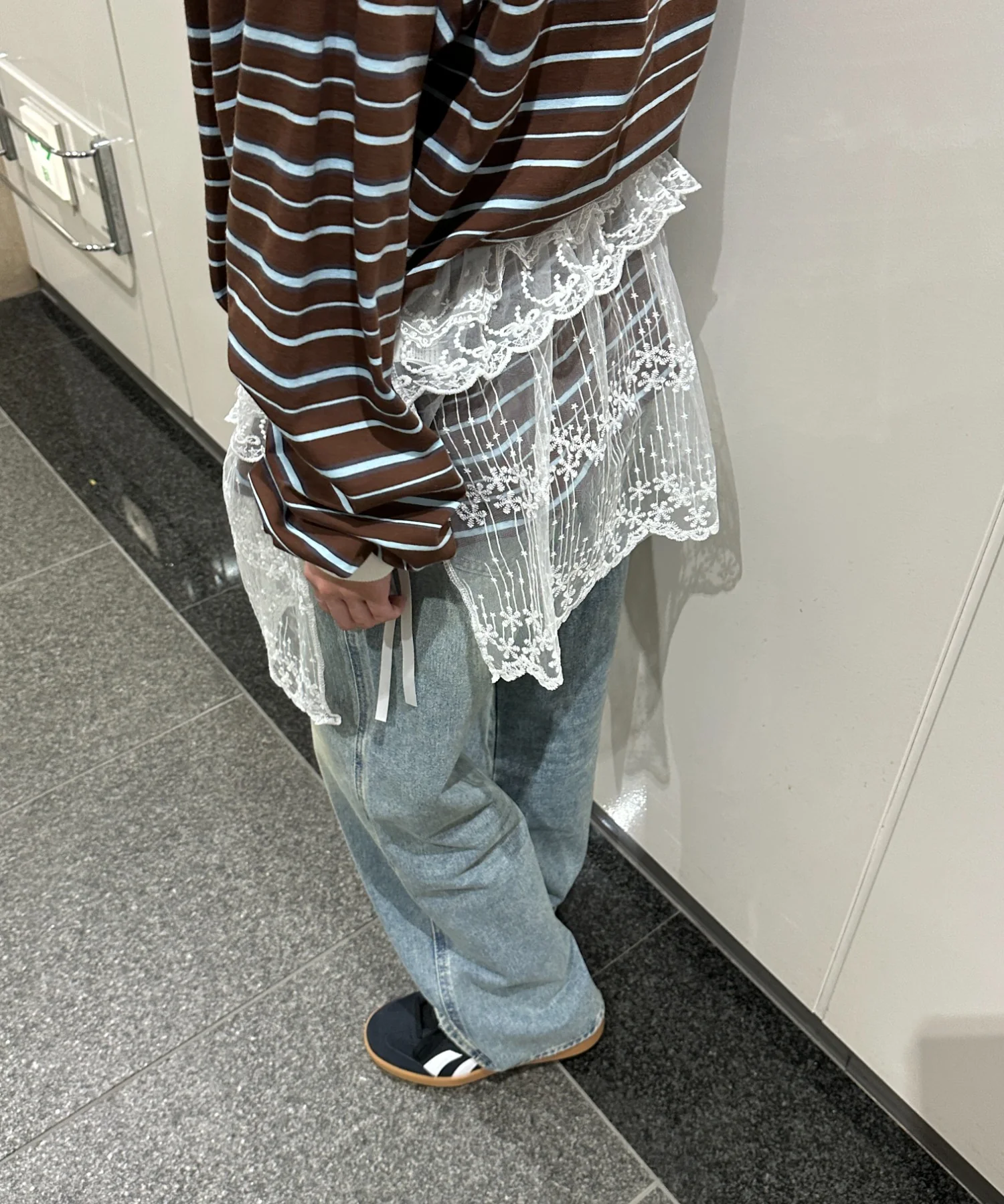 レースリボンラップスカート - Image 2