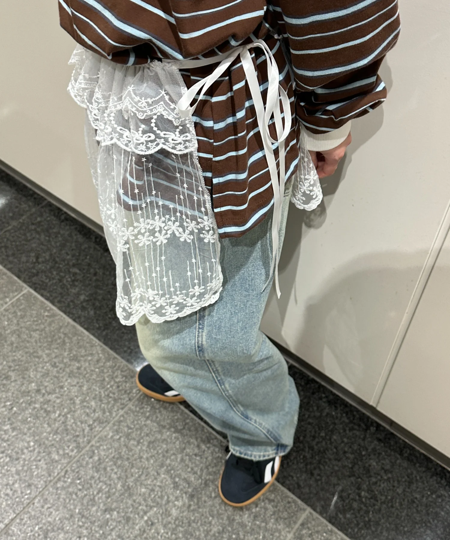 レースリボンラップスカート - Image 4